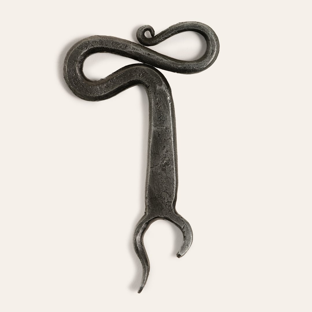 Bıjnor Metal Dekoratif Obje 7x1x11 Cm Gri