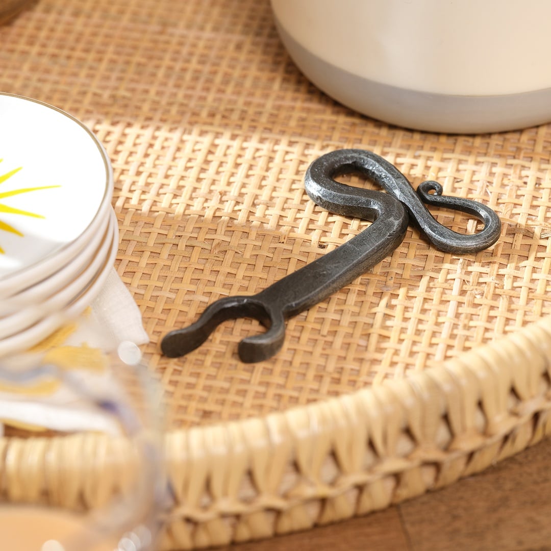 Bıjnor Metal Dekoratif Obje 7x1x11 Cm Gri