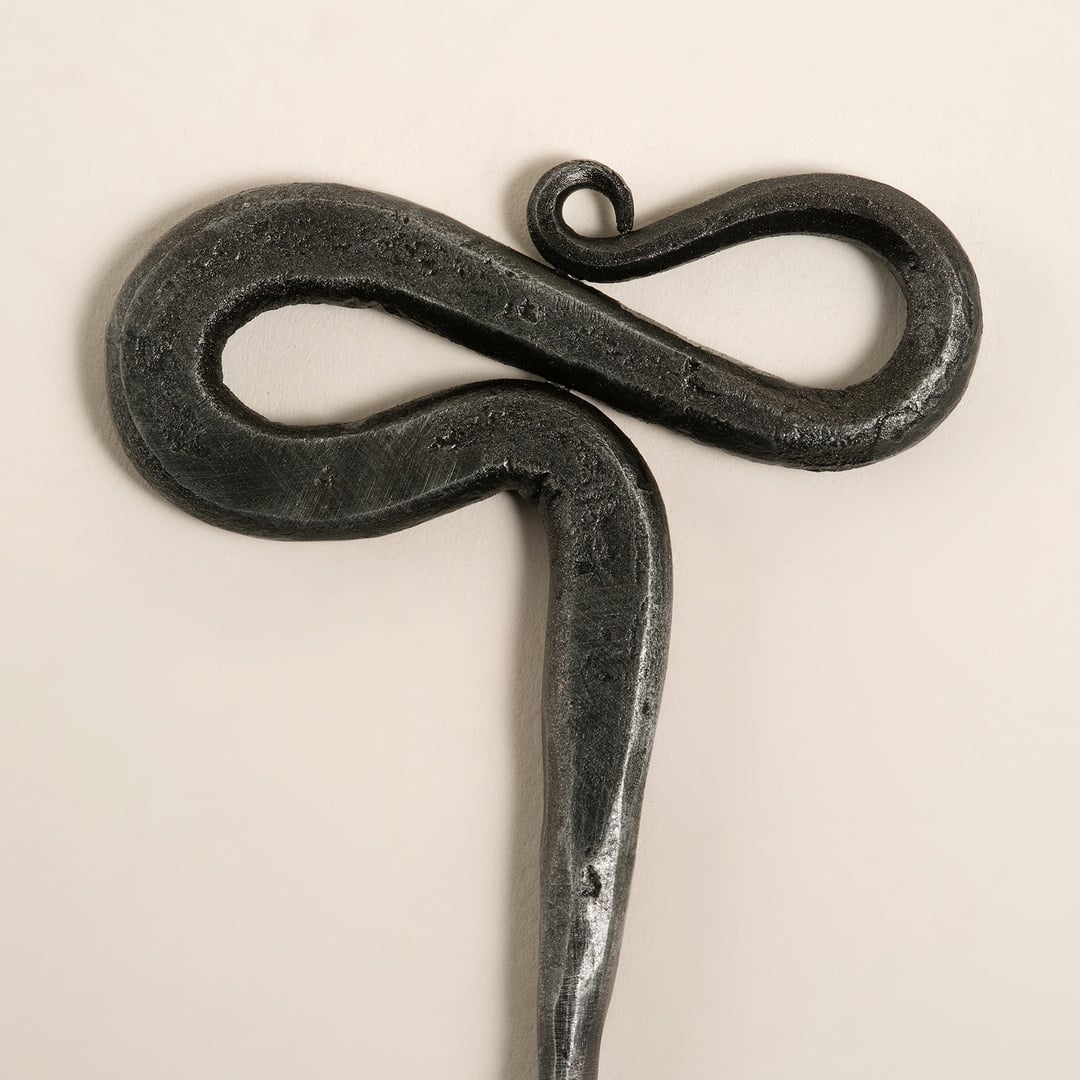 Bıjnor Metal Dekoratif Obje 8x1x17 Cm Gri