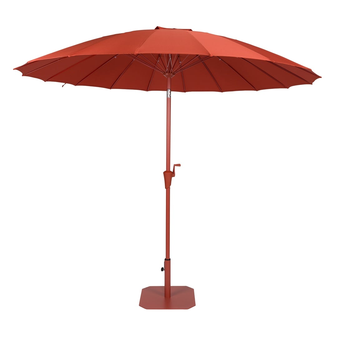 Lısse Aluminyum + Polyester - Çelik Şemsiye 250x250x235 Cm Turuncu