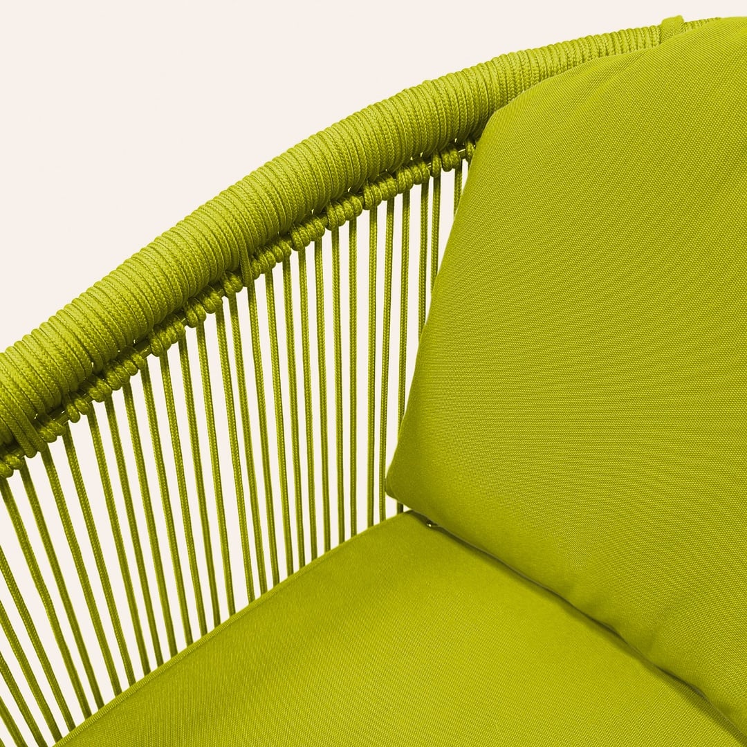 Sumatra Teak Wood Sandalye 57,5x61x78 Cm Yeşil