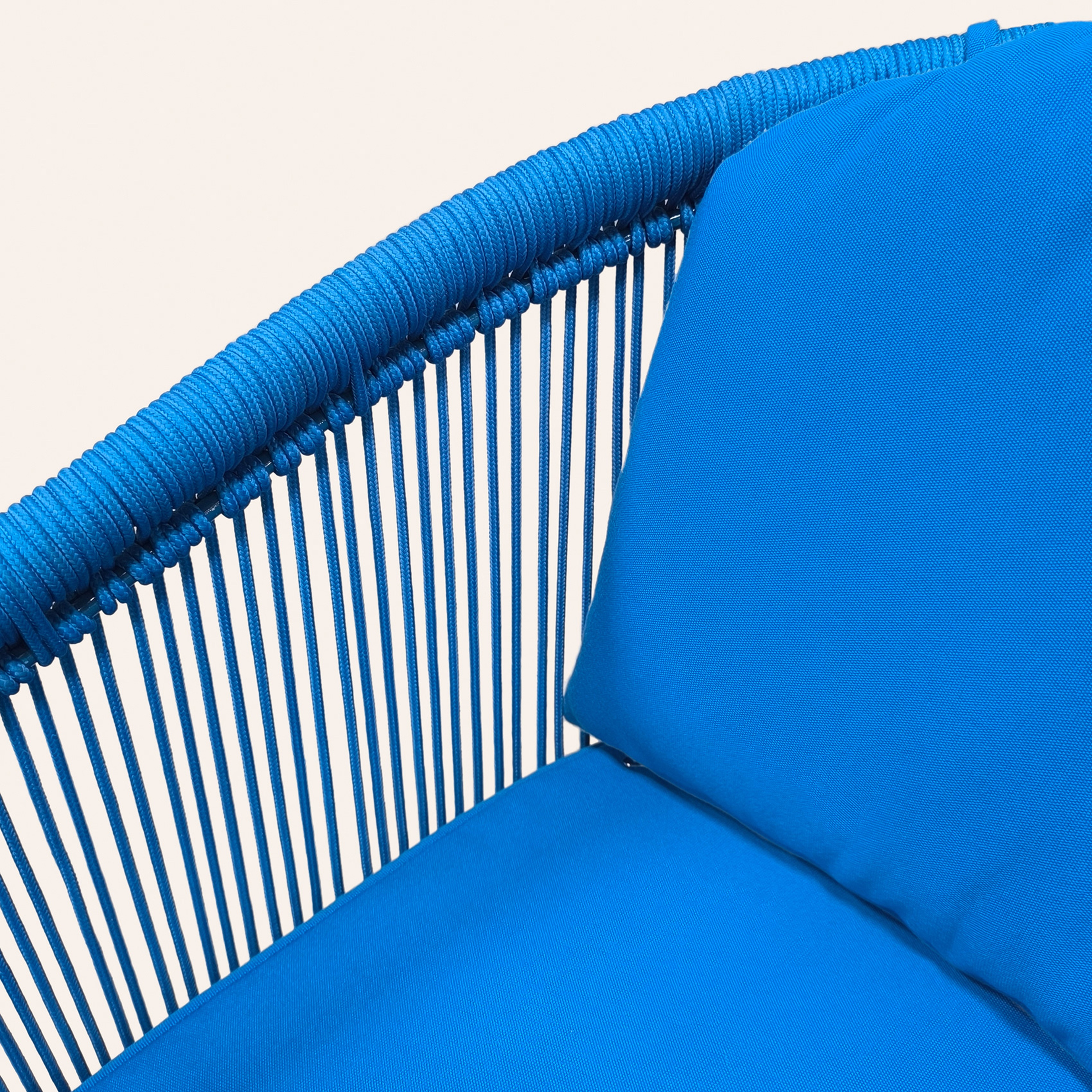 Sumatra Teak Wood Sandalye 57,5x61x78 Cm Mavi