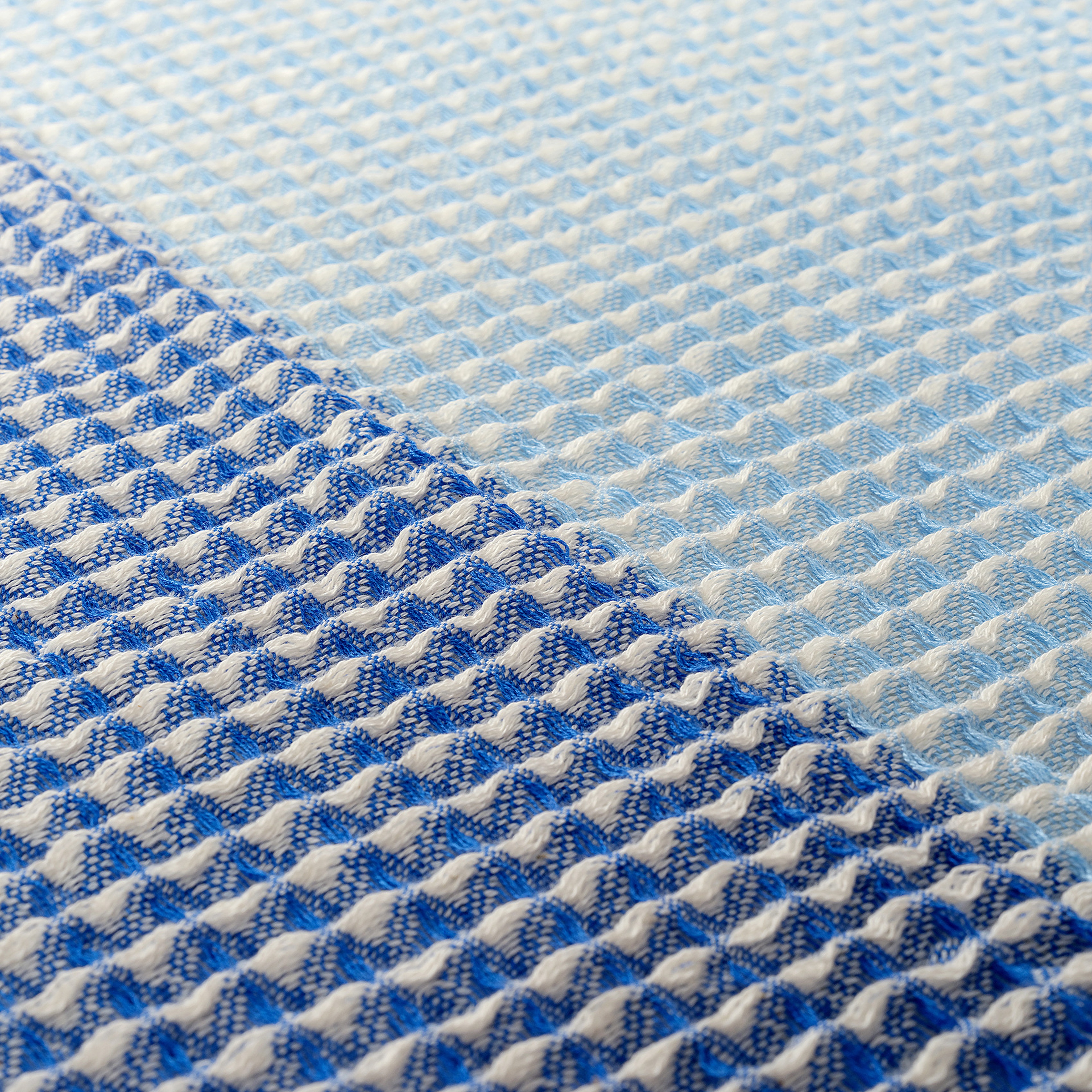 Baklan Waffle Pamuk Pamuklu Peştamal 90x170 Cm Mavi