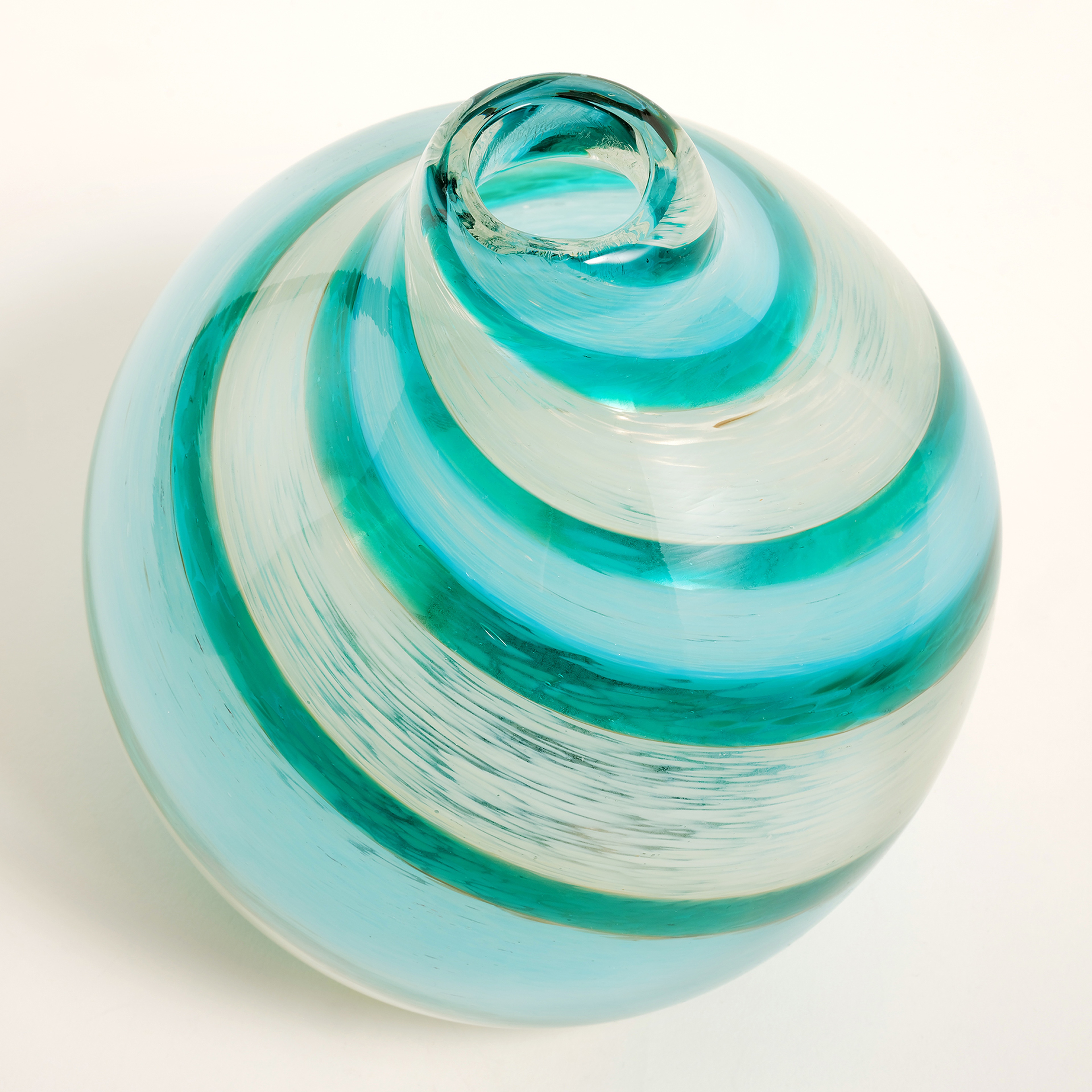 Macau Cam Vazo 21 Cm Mavi