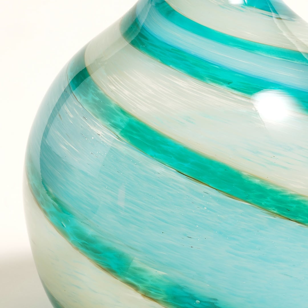 Macau Cam Vazo 21 Cm Mavi