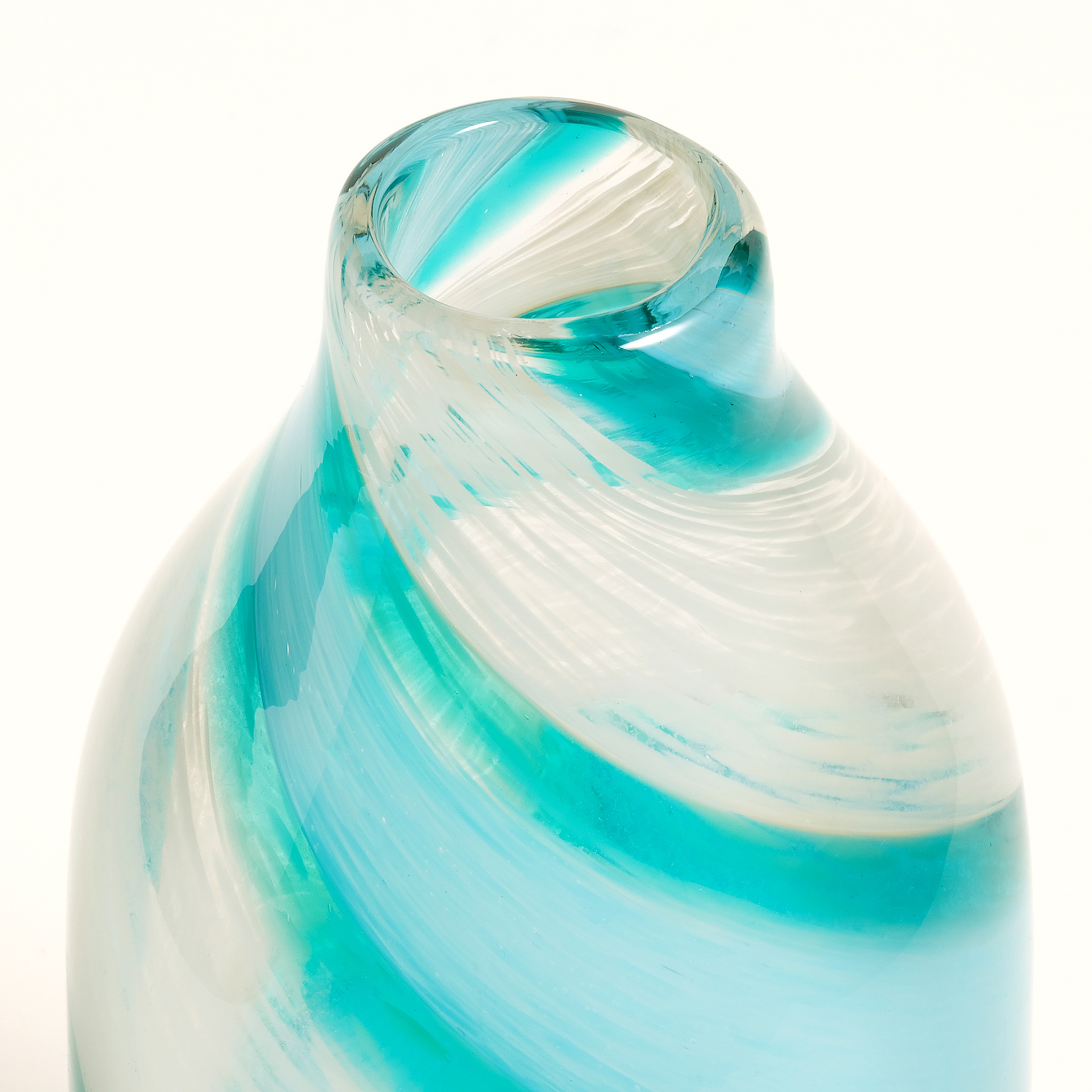 Macau Cam Vazo 13x13x31 Mavi