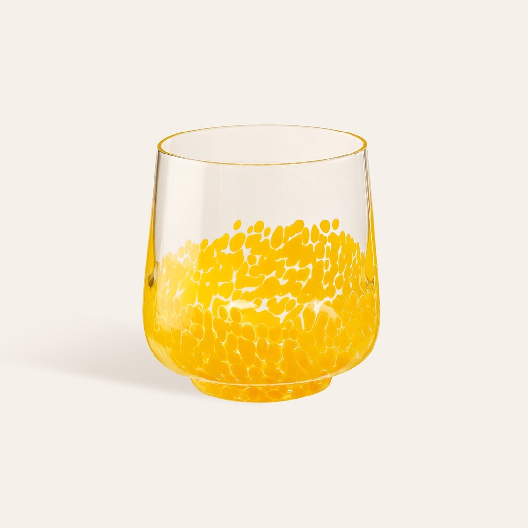 Henan Cam Su Bardağı 430 Ml Sarı