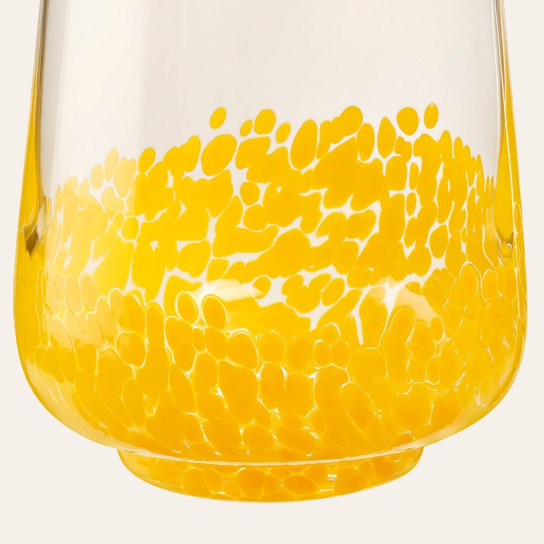 Henan Cam Su Bardağı 430 Ml Sarı