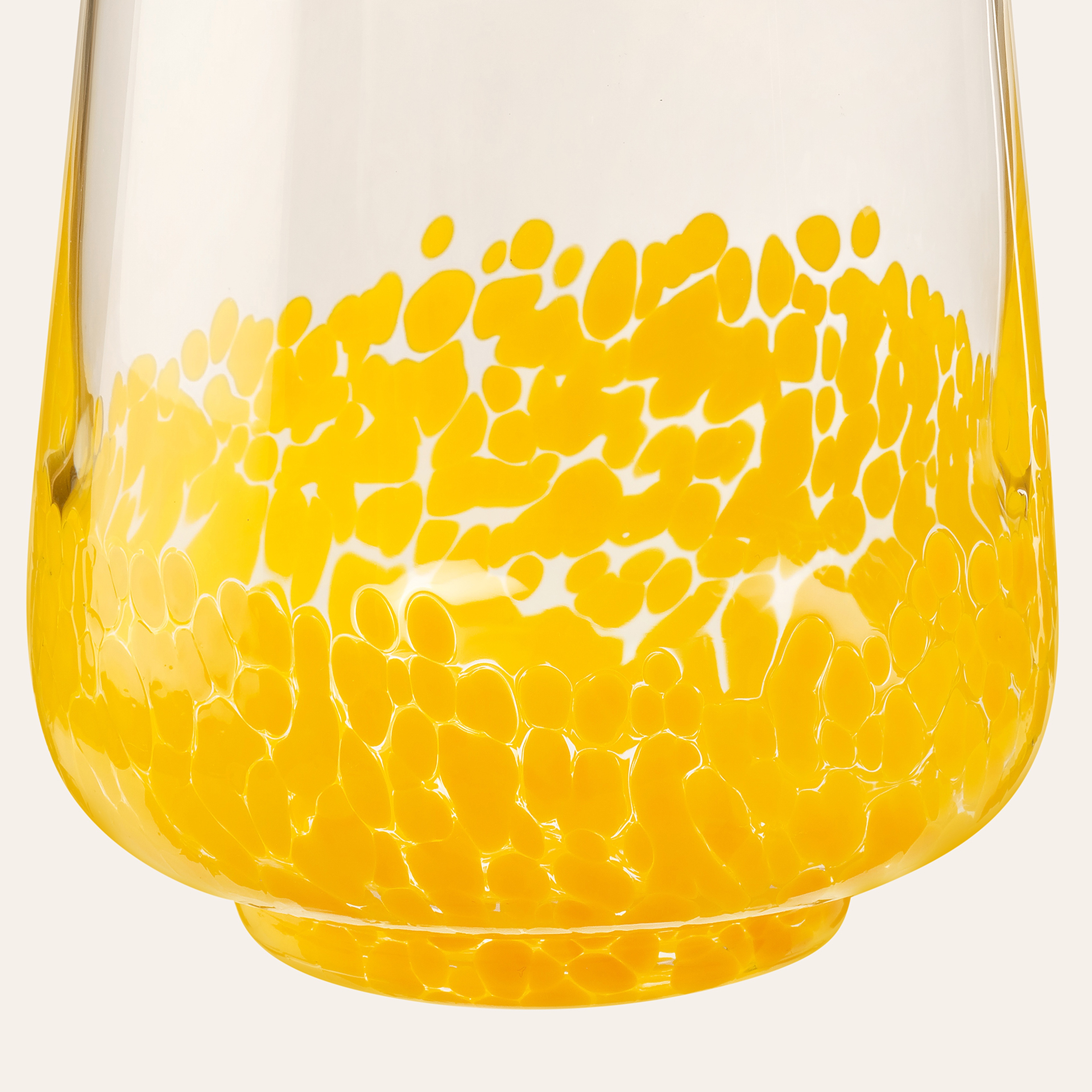 Henan Cam Su Bardağı 430 Ml Sarı