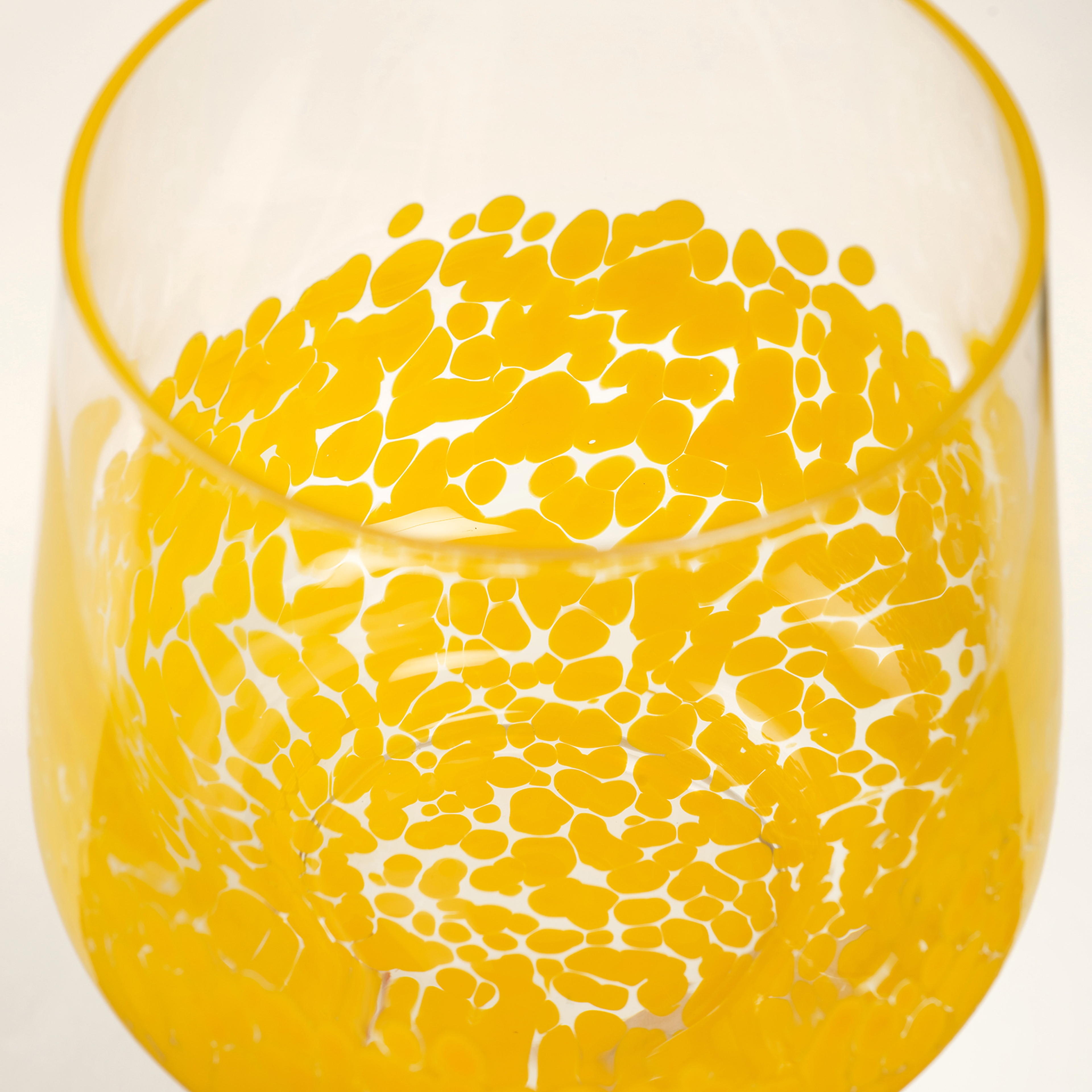 Henan Cam Su Bardağı 430 Ml Sarı