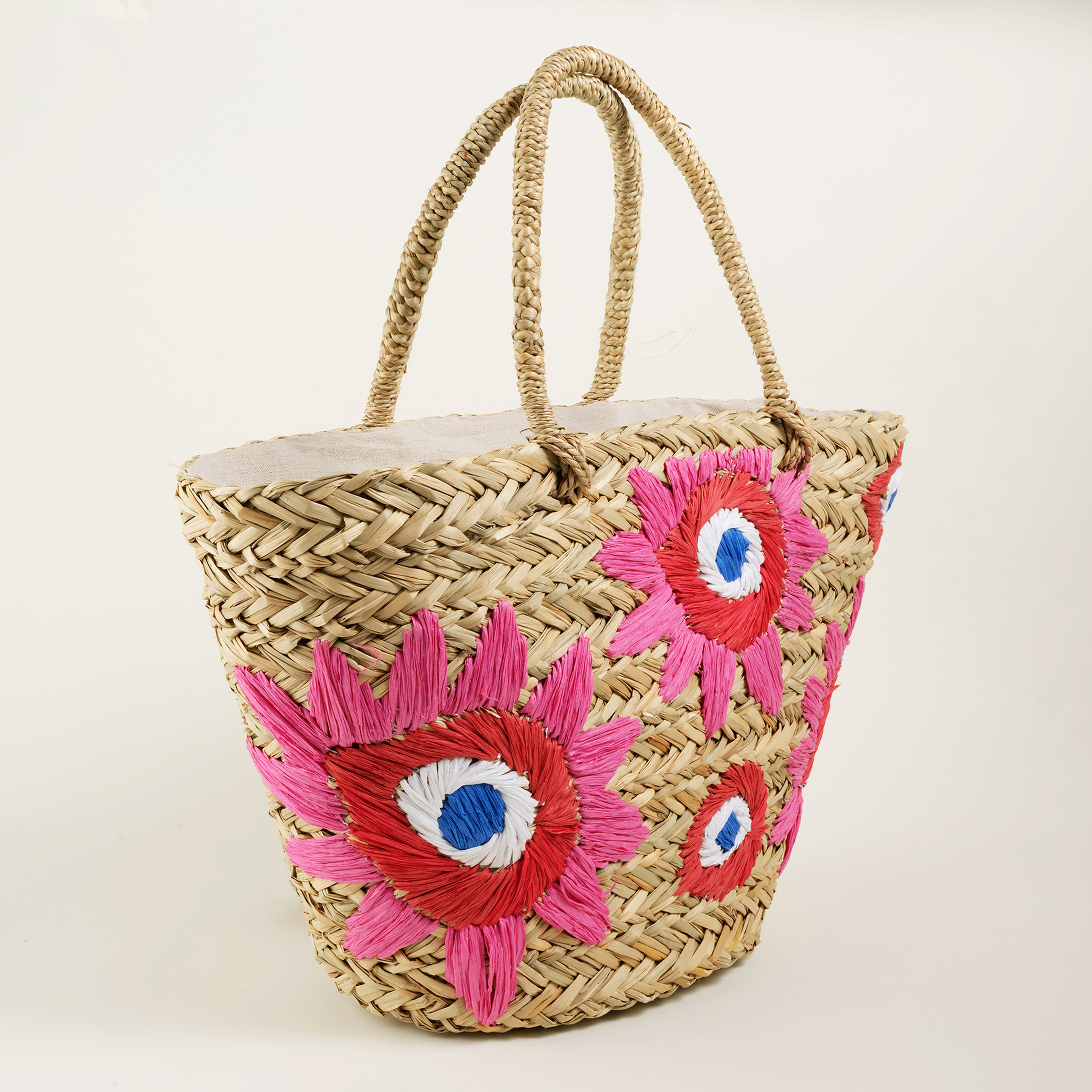 Huaruı Kamış Çanta 53x30x18 Cm Pembe