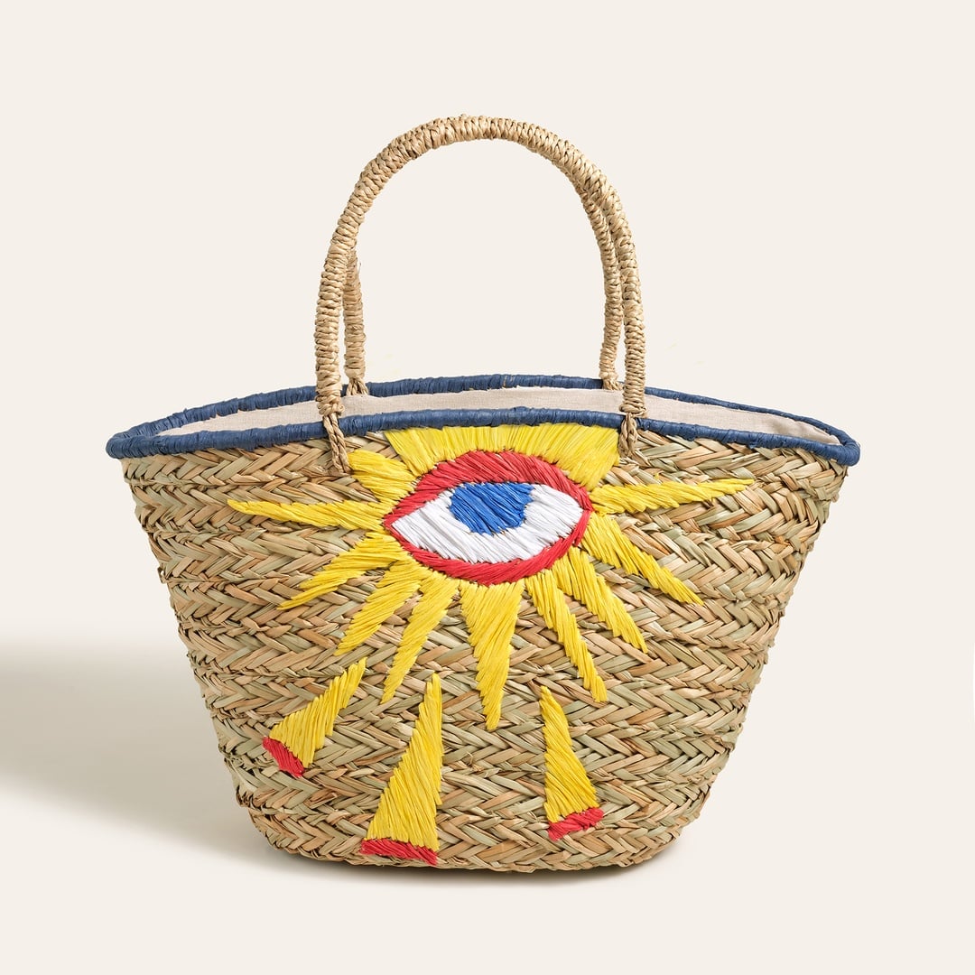 Huaruı Kamış Çanta 53x30x18 Cm Sarı