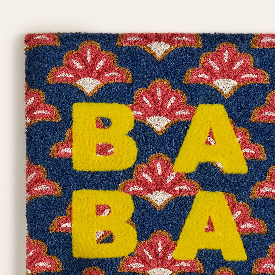 Kerala Coır Kapı Önü Paspası 45x75 Cm Sarı