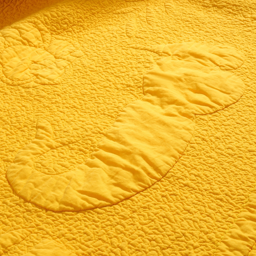 Uttar Sarı Kıng Sıze Pamuk Saten Yatak Örtüsü Seti