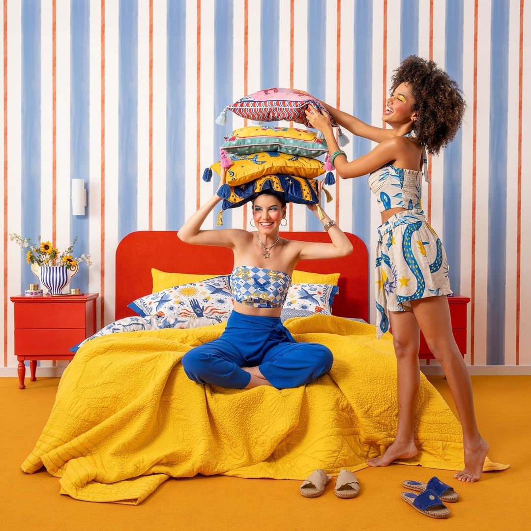 Protı Bağlamalı Pantolon - Lacivert