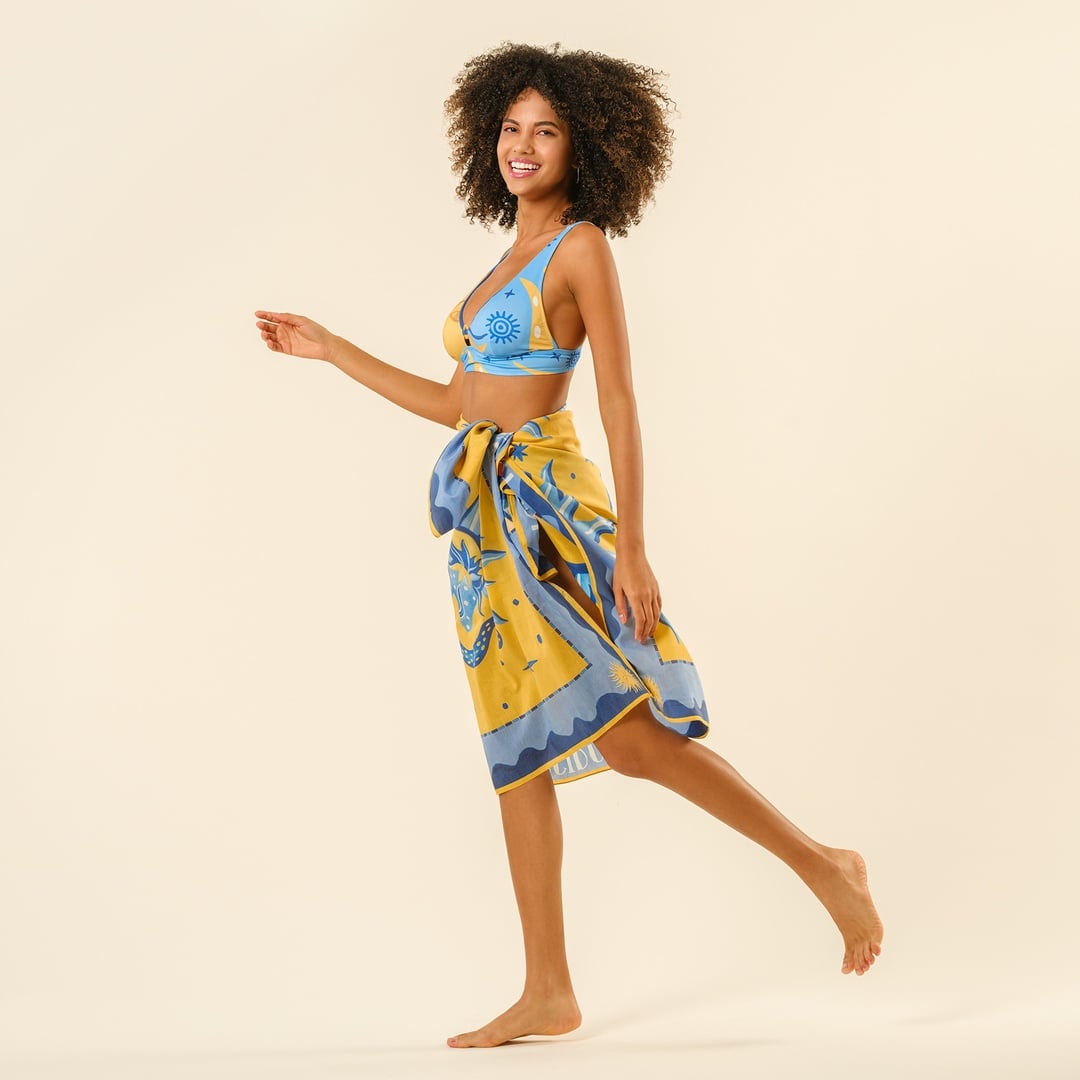 Daphne Bikini Altı 23x21 Cm Mavi