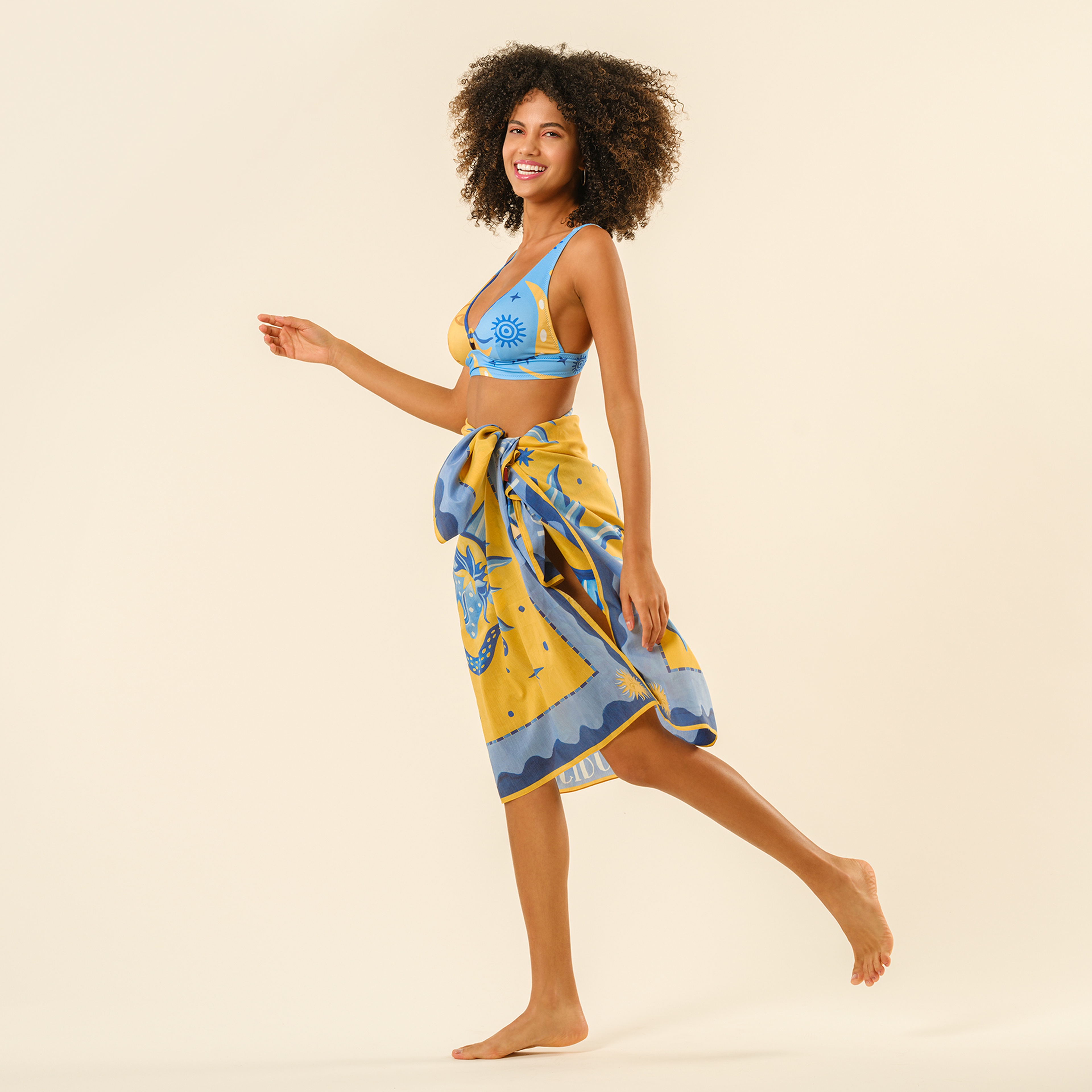 Daphne Bikini Altı 23x21 Cm Mavi