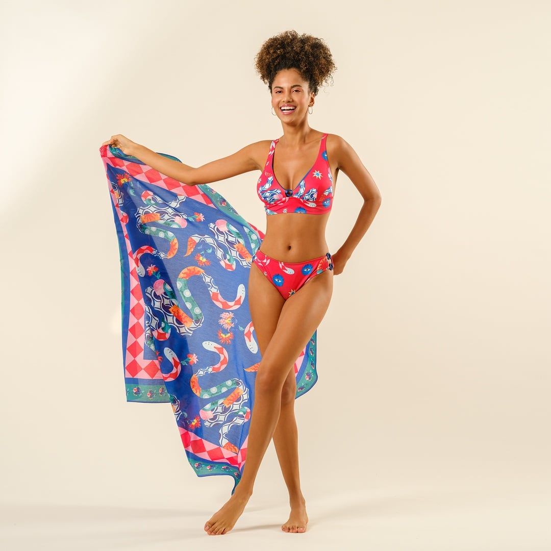 Daphne Bikini Üstü 23x21 Cm Kırmızı