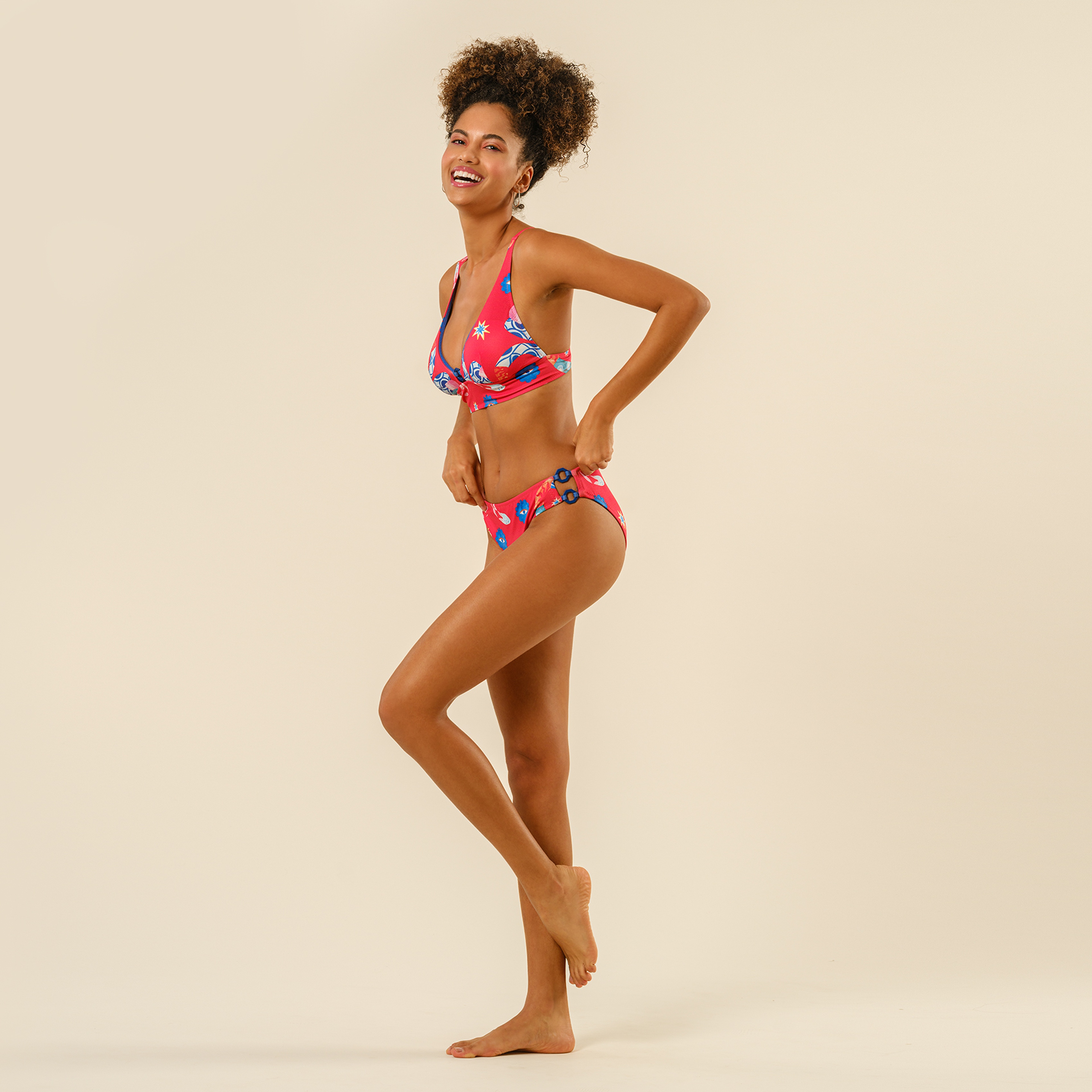 Daphne Bikini Üstü 23x21 Cm Kırmızı