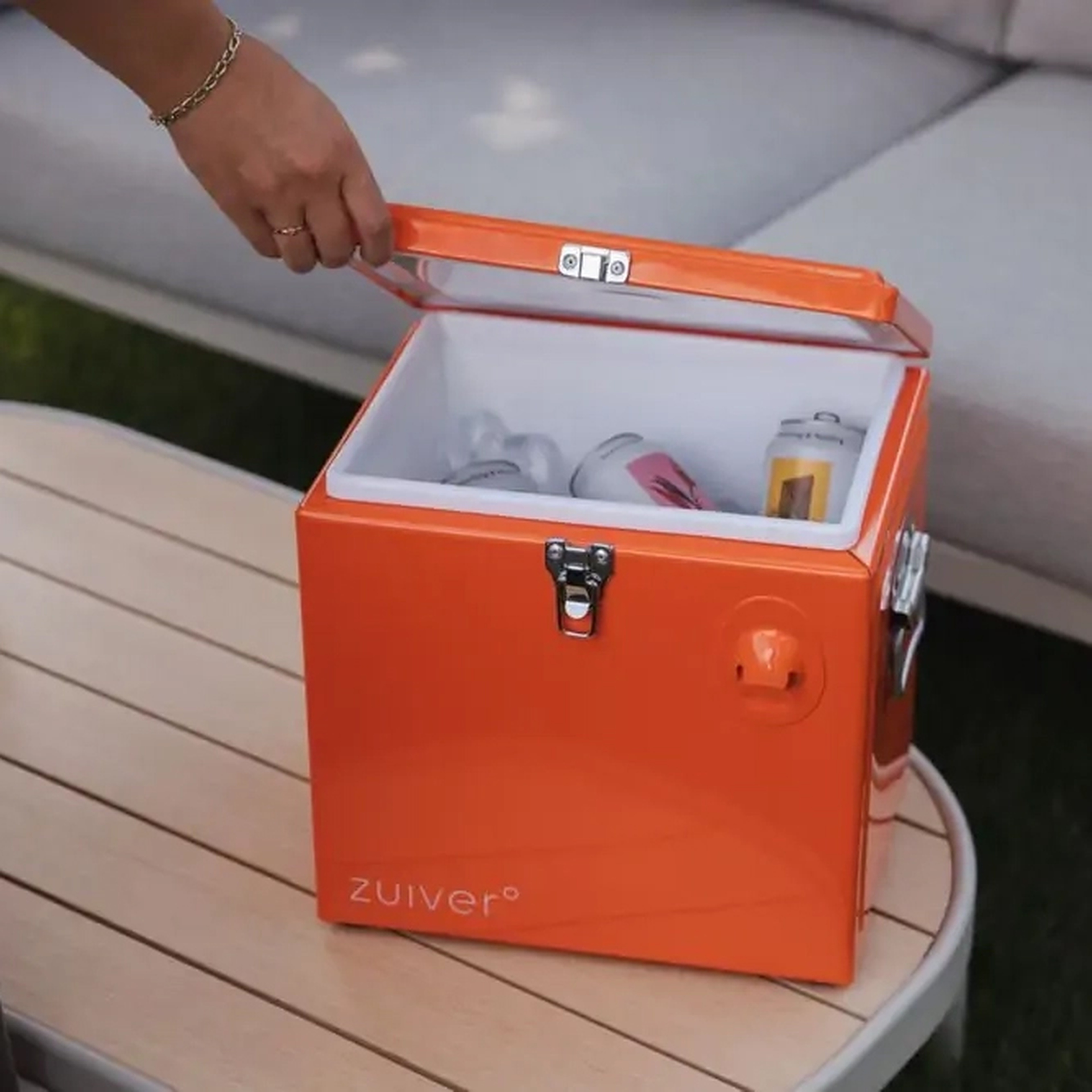 Lısse Polı̇propı̇len Plastı̇k Soğutma Kutusu 25x32x33 Cm Turuncu