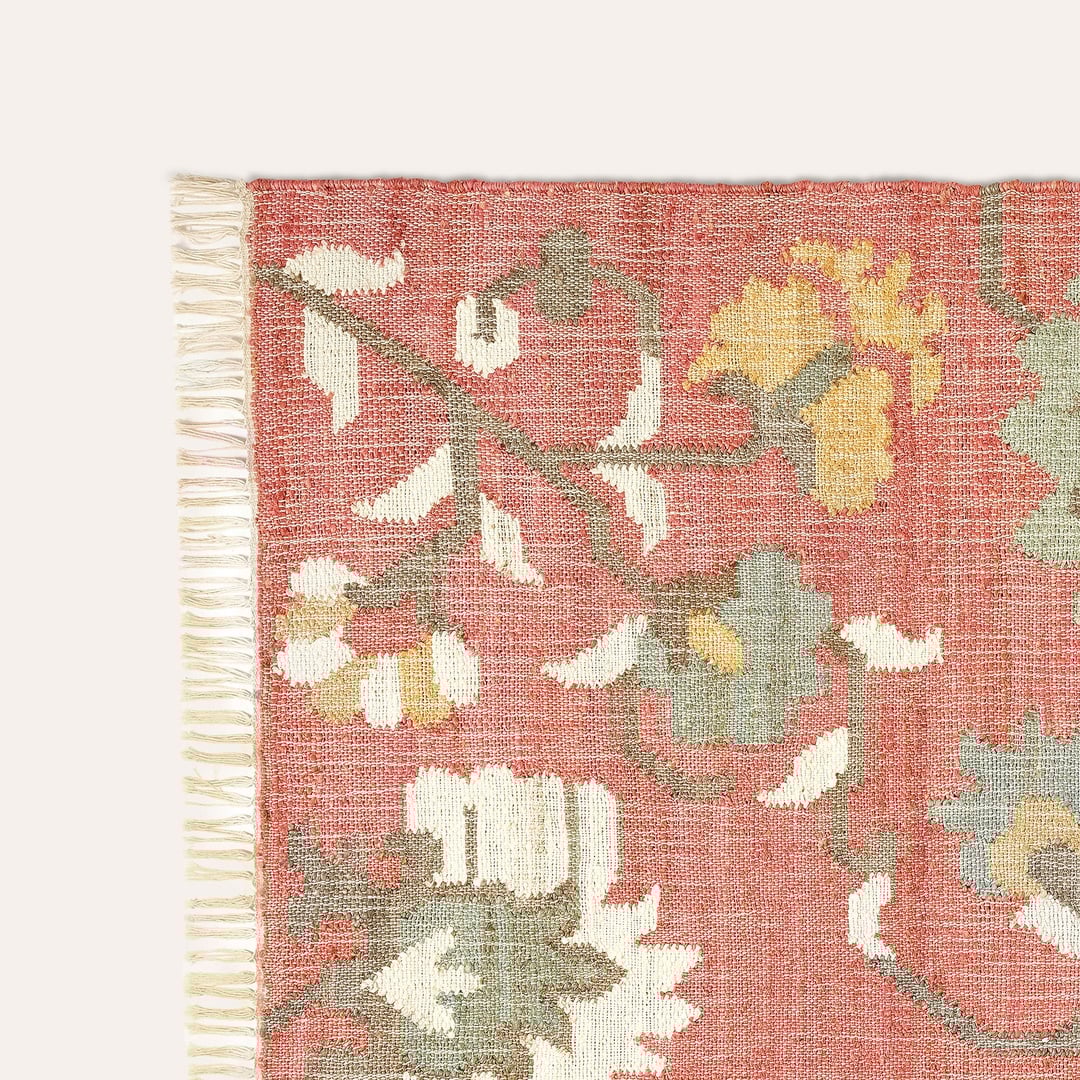 Jaıpur Jüt Kilim 120x180 Cm Kırmızı