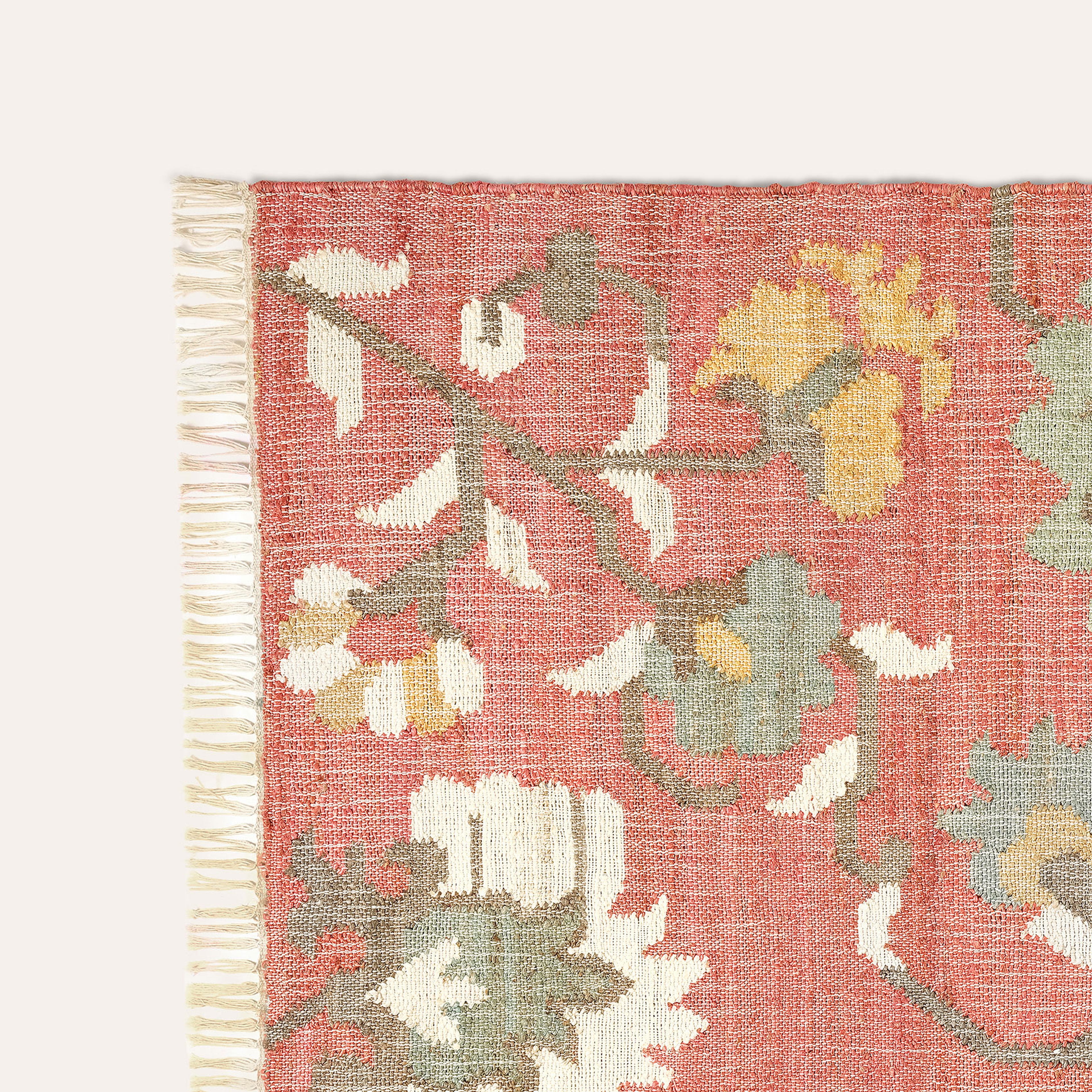 Jaıpur Jüt Kilim 120x180 Cm Kırmızı