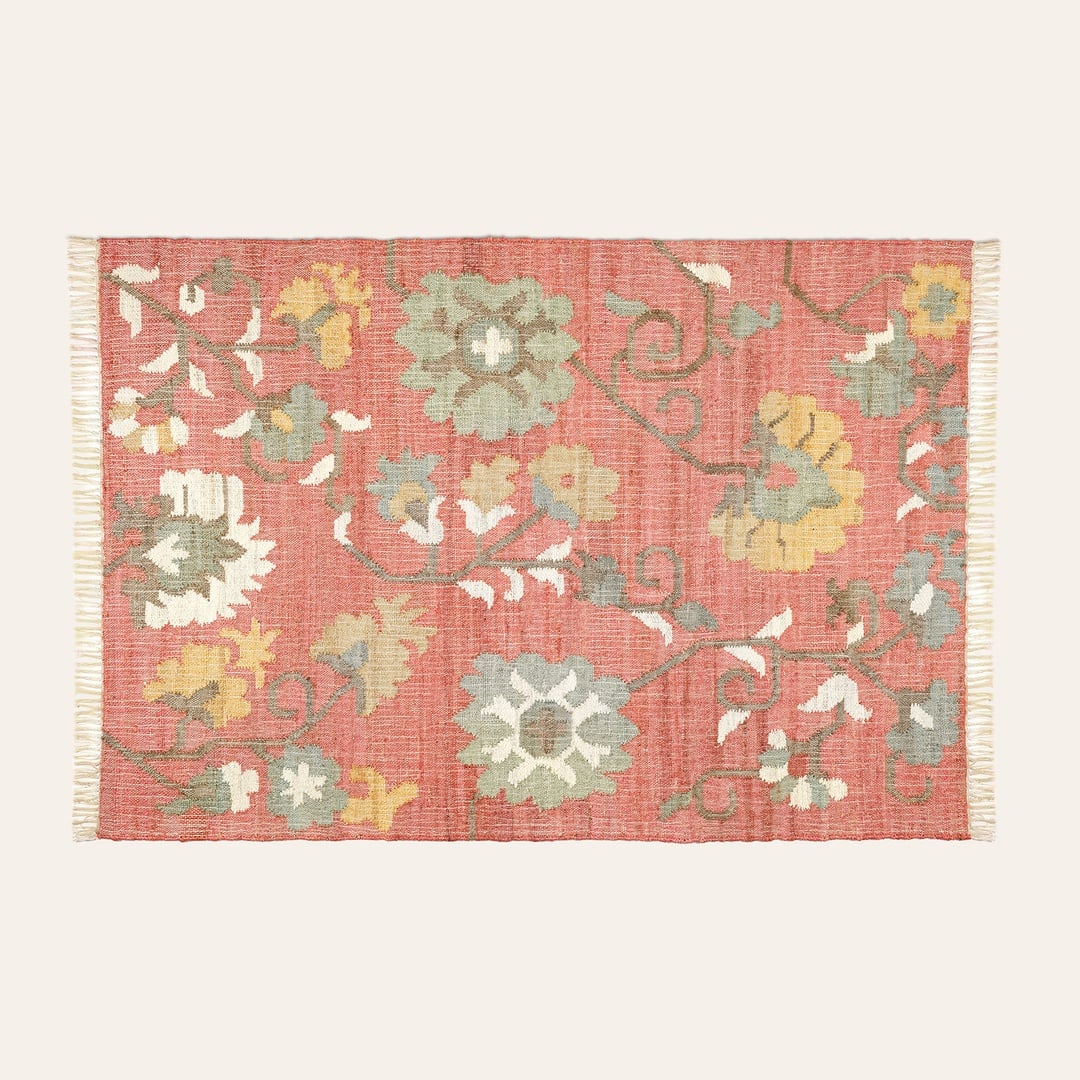 Jaıpur Jüt Kilim 120x180 Cm Kırmızı