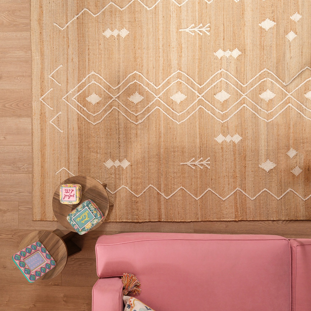 Jaıpur Jüt Kilim 120x180 Cm Bej