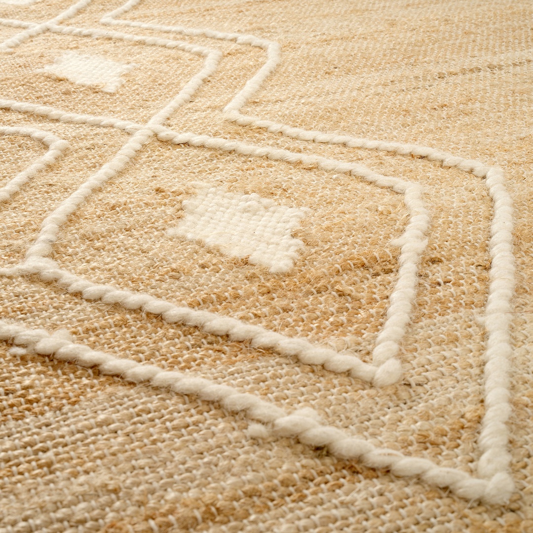 Jaıpur Jüt Kilim 160x230 Cm Bej