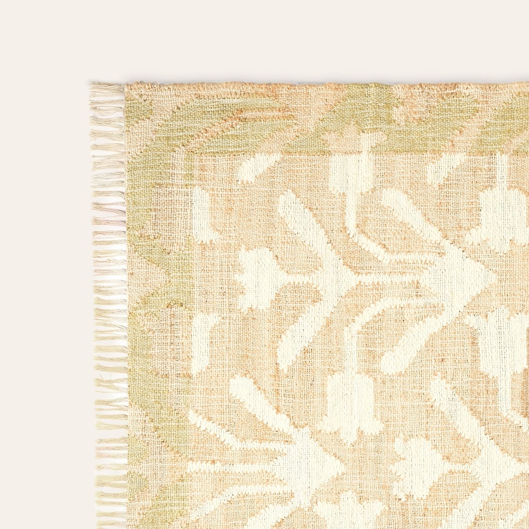 Jaıpur Jüt Kilim 120x180 Cm Bej - Yeşil