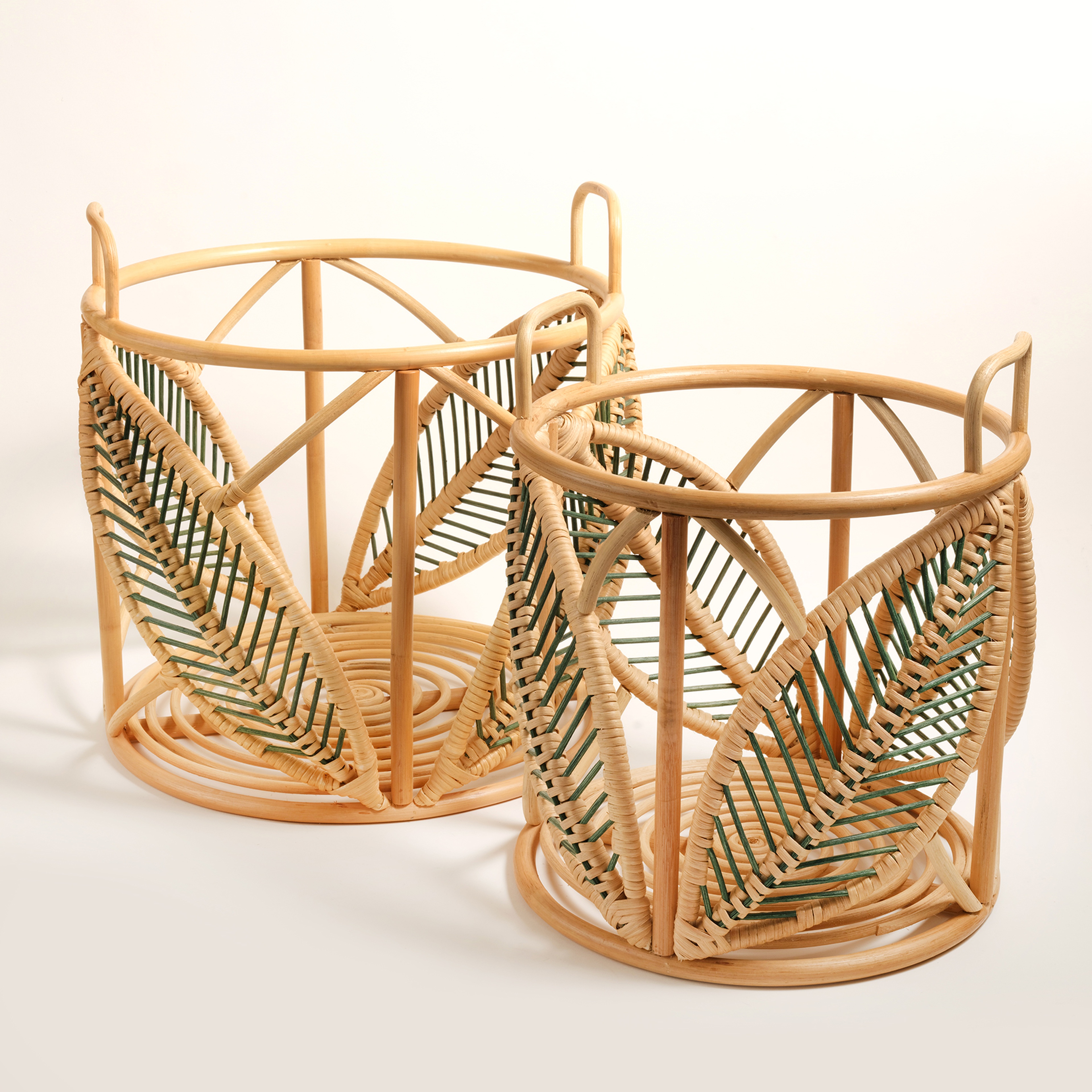 Java Natural Rattan Sepet 32 Cm