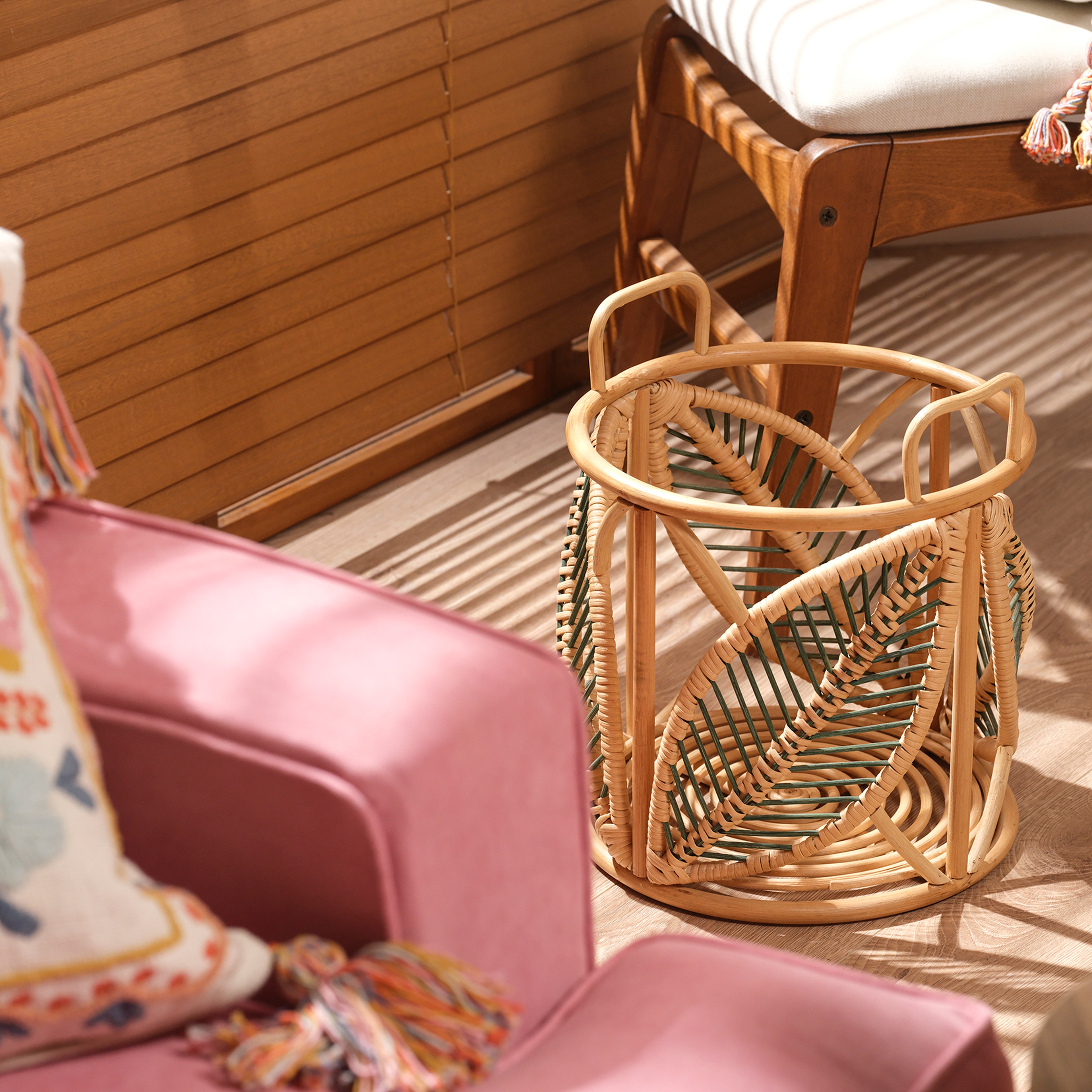 Java Natural Rattan Sepet 32 Cm