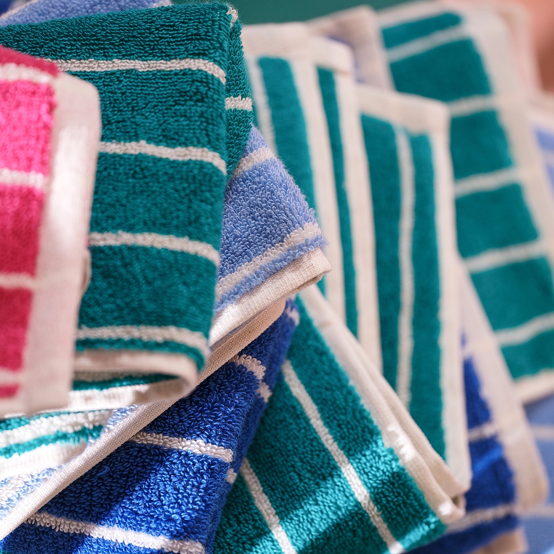 Solıd Mavi El Havlusu 30x50 Cm