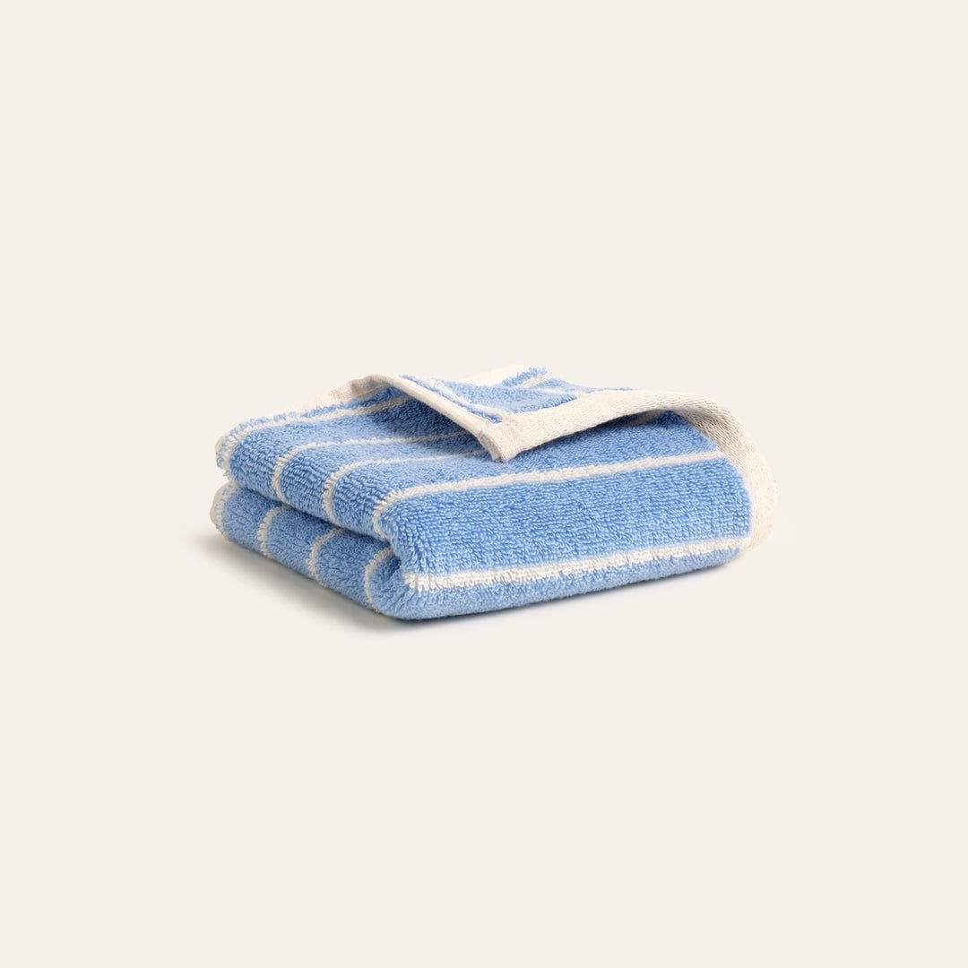 Solıd Mavi El Havlusu 30x50 Cm