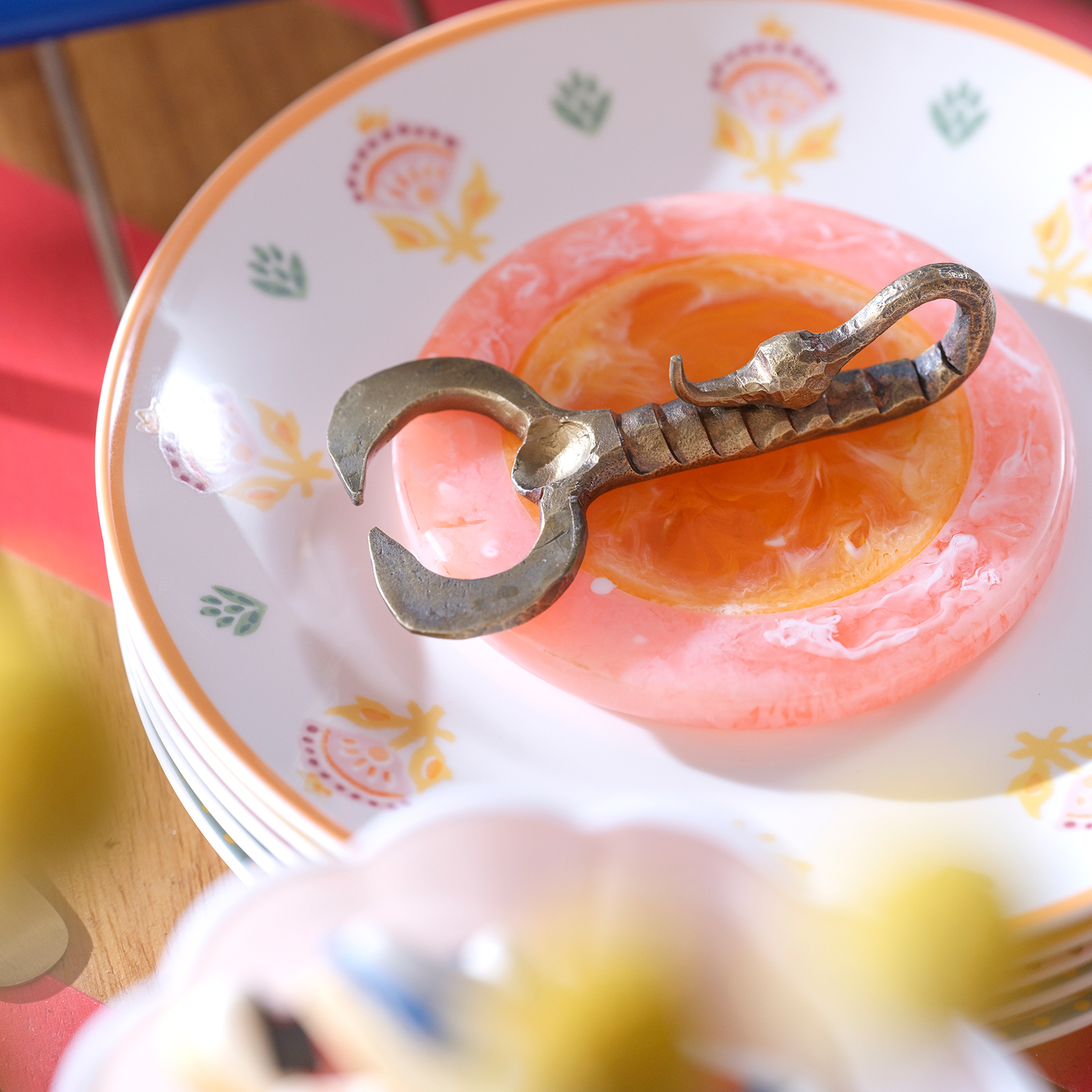 Bıjnor Metal Dekoratif Obje 5x3x11 Cm Gri