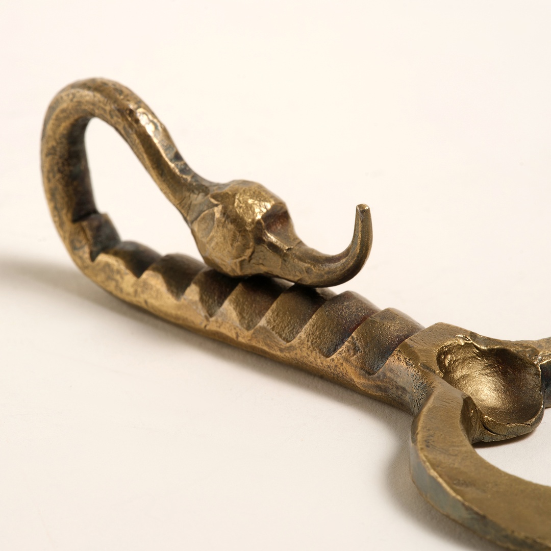 Bıjnor Metal Dekoratif Obje 5x3x11 Cm Gri