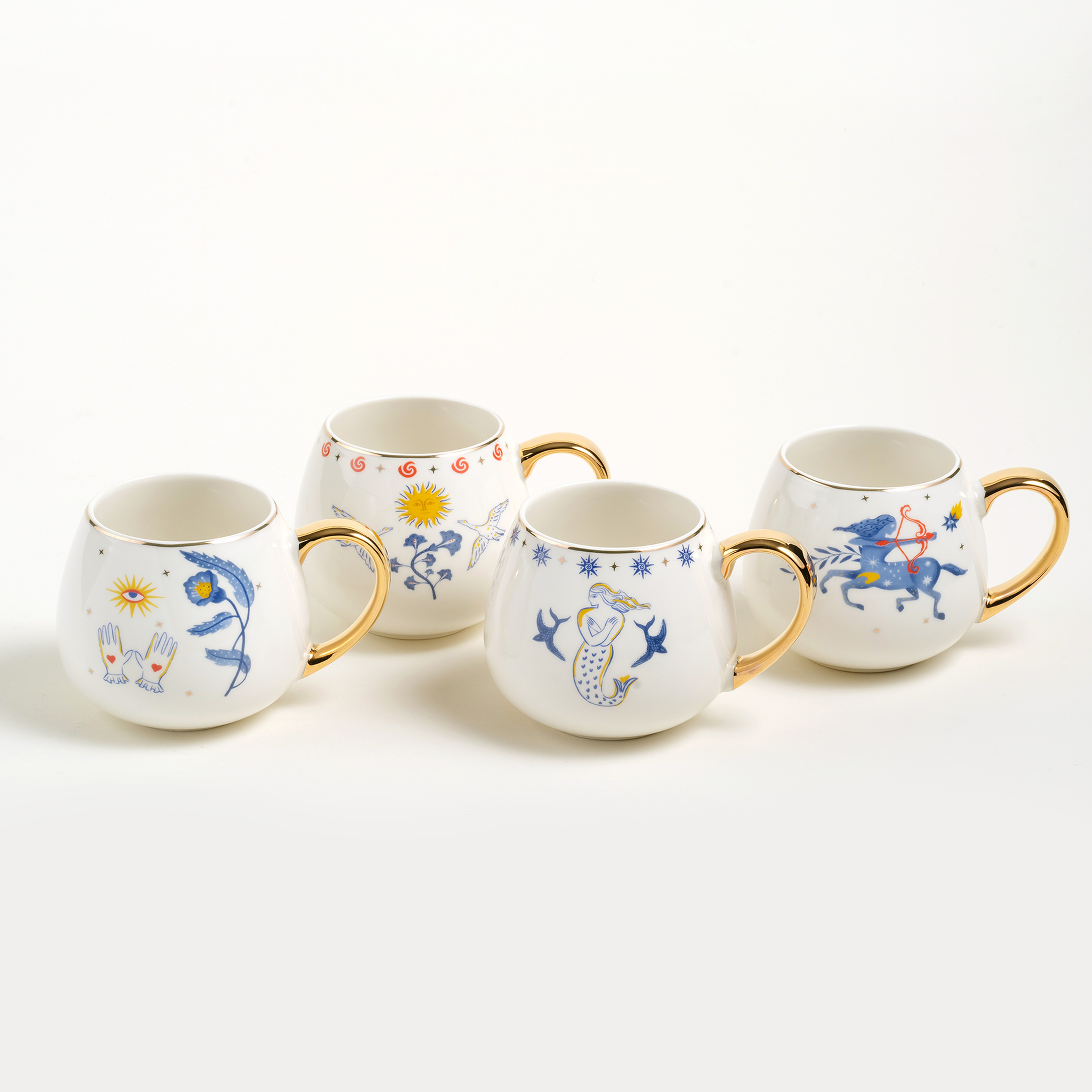 Luohu Porselen Kupa 400 Ml Beyaz