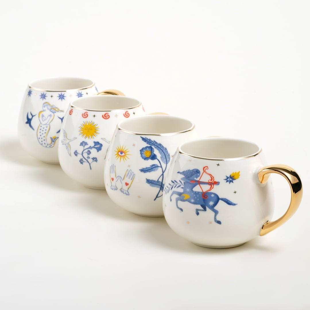 Luohu Porselen Kupa 400 Ml Beyaz