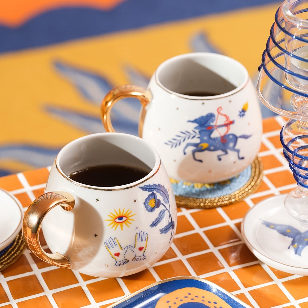 Luohu Porselen Kupa 400 Ml Beyaz