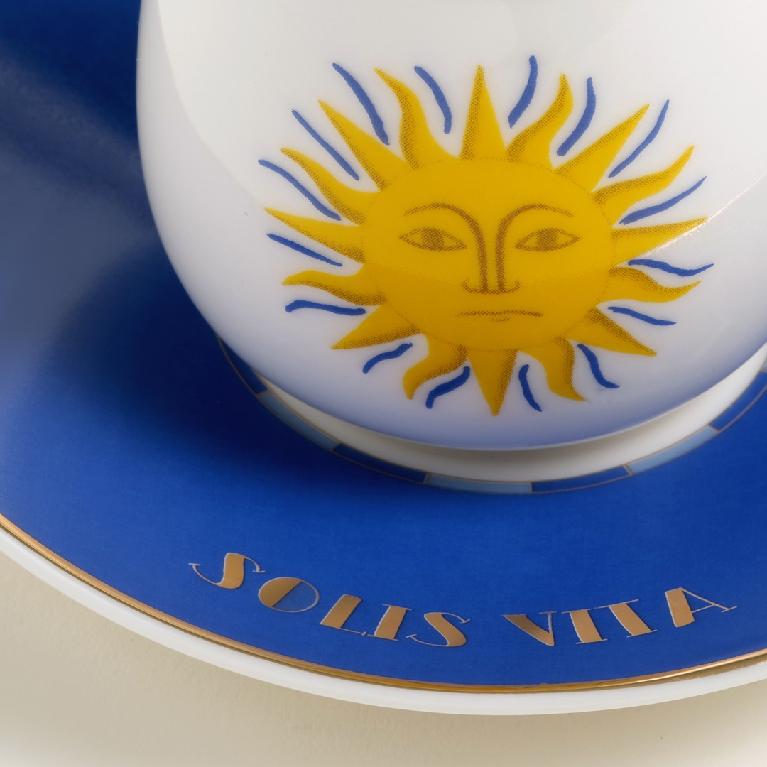 Luohu Porselen Kahve Seti 5x5x6 Cm Beyaz