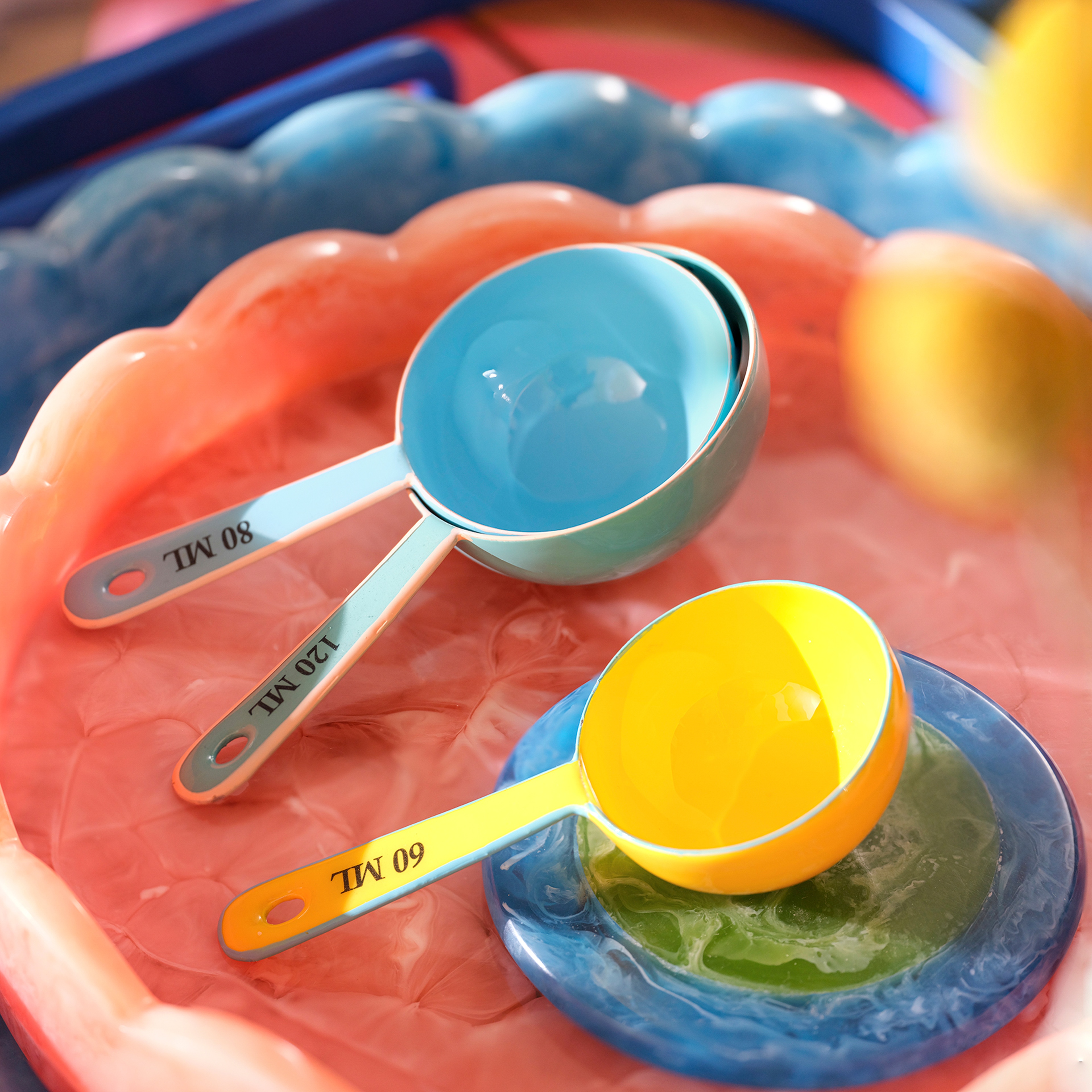 Rampur Çelik Ölçü Kaşık Seti 4x16x3 Cm Renkli