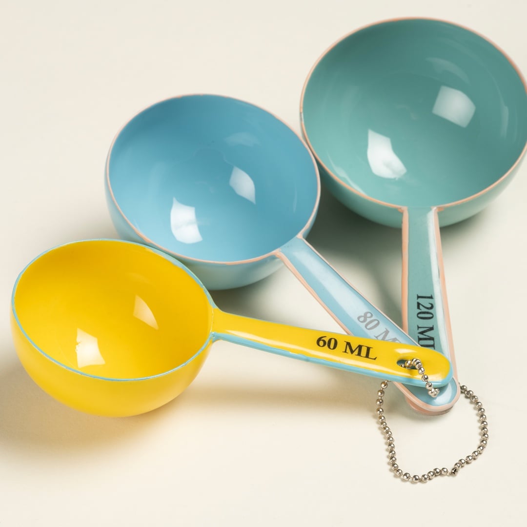 Rampur Çelik Ölçü Kaşık Seti 4x16x3 Cm Renkli