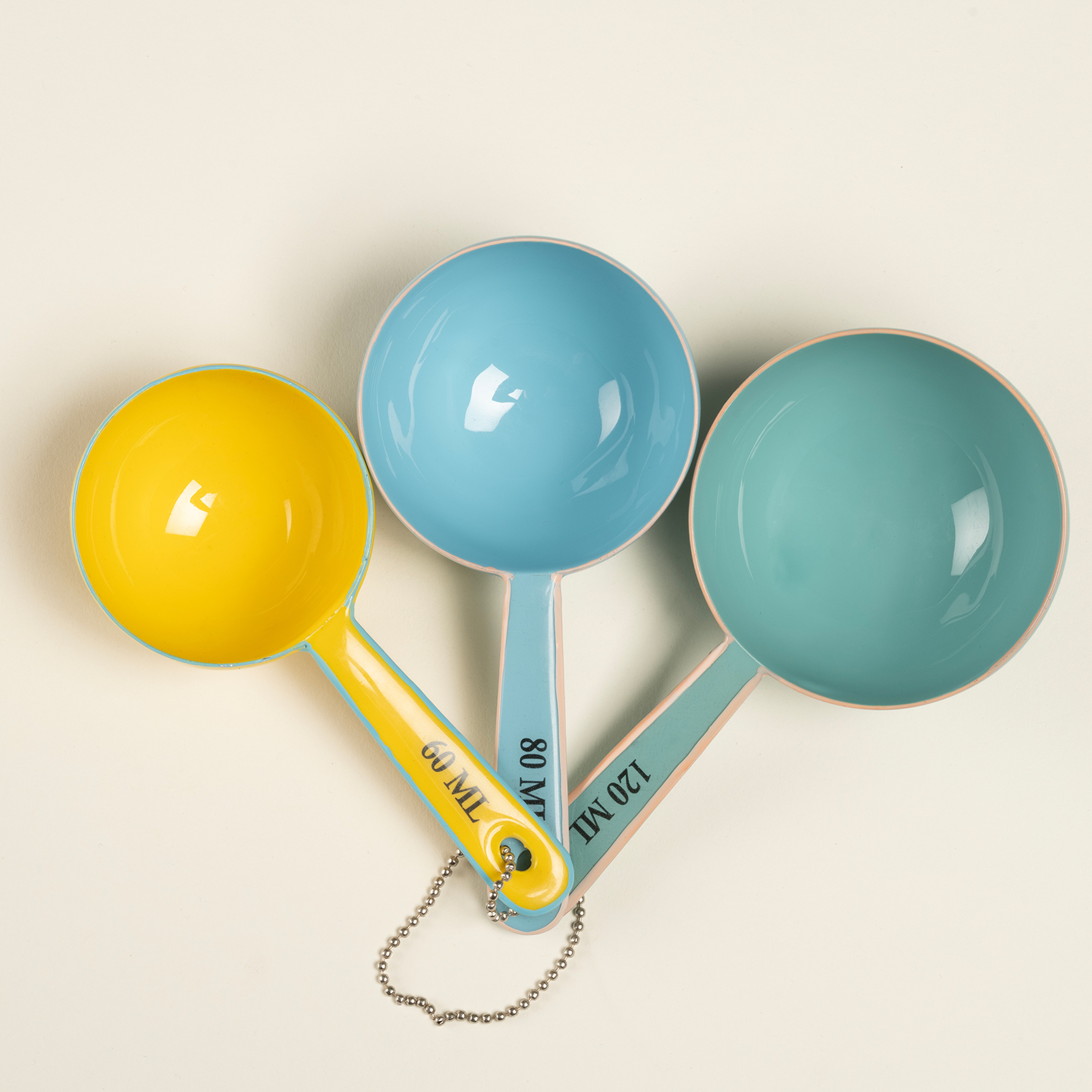 Rampur Çelik Ölçü Kaşık Seti 4x16x3 Cm Renkli