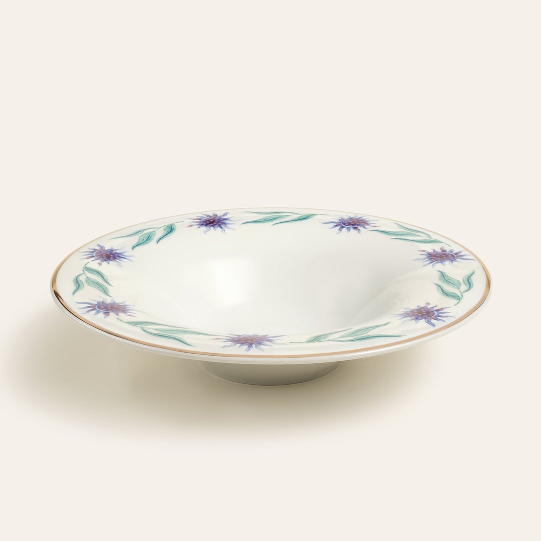 Lublın Porselen Makarna Tabağı 30x30x6.5 Cm Lacivert