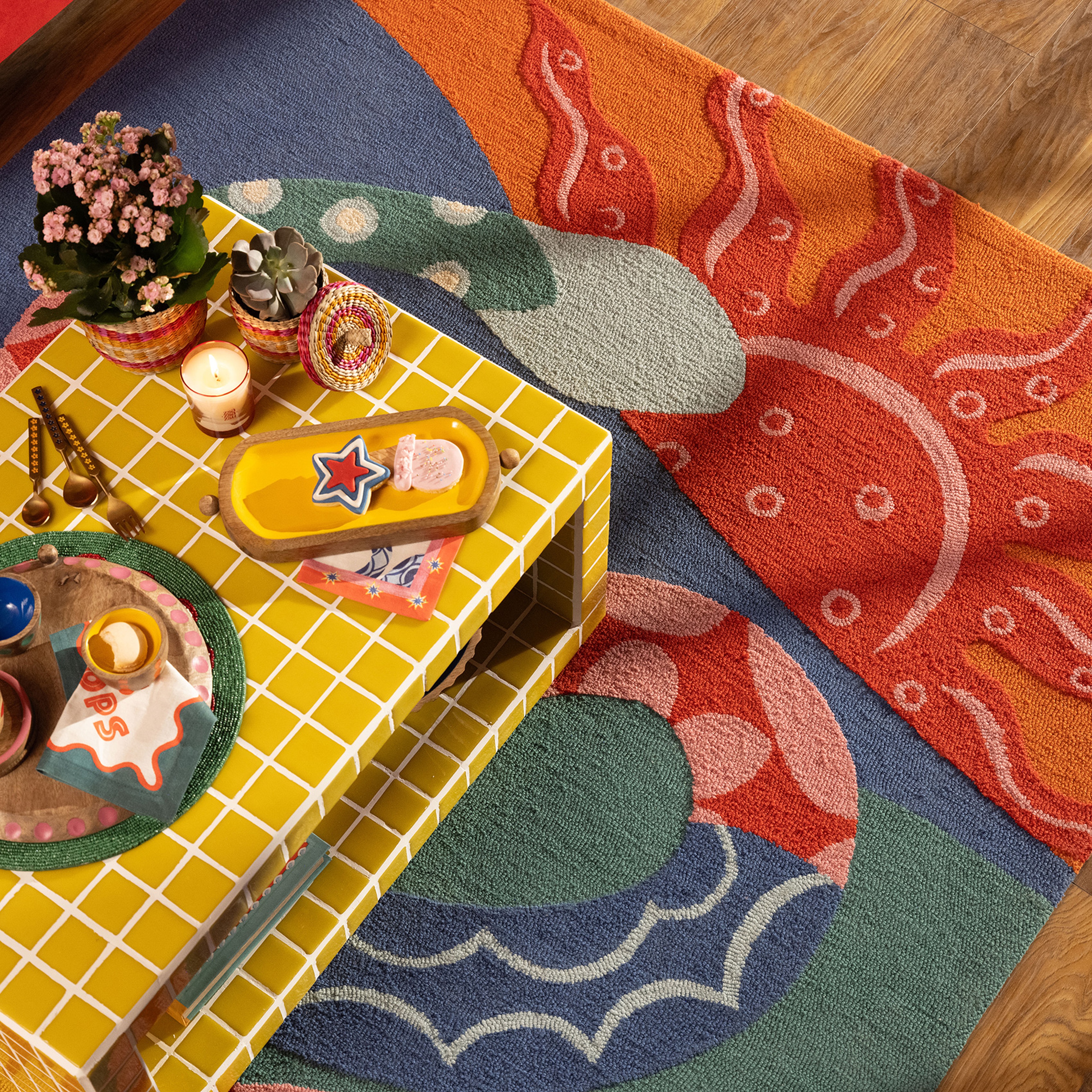 Laxıa Polyester Halı 160x230 Cm Renkli