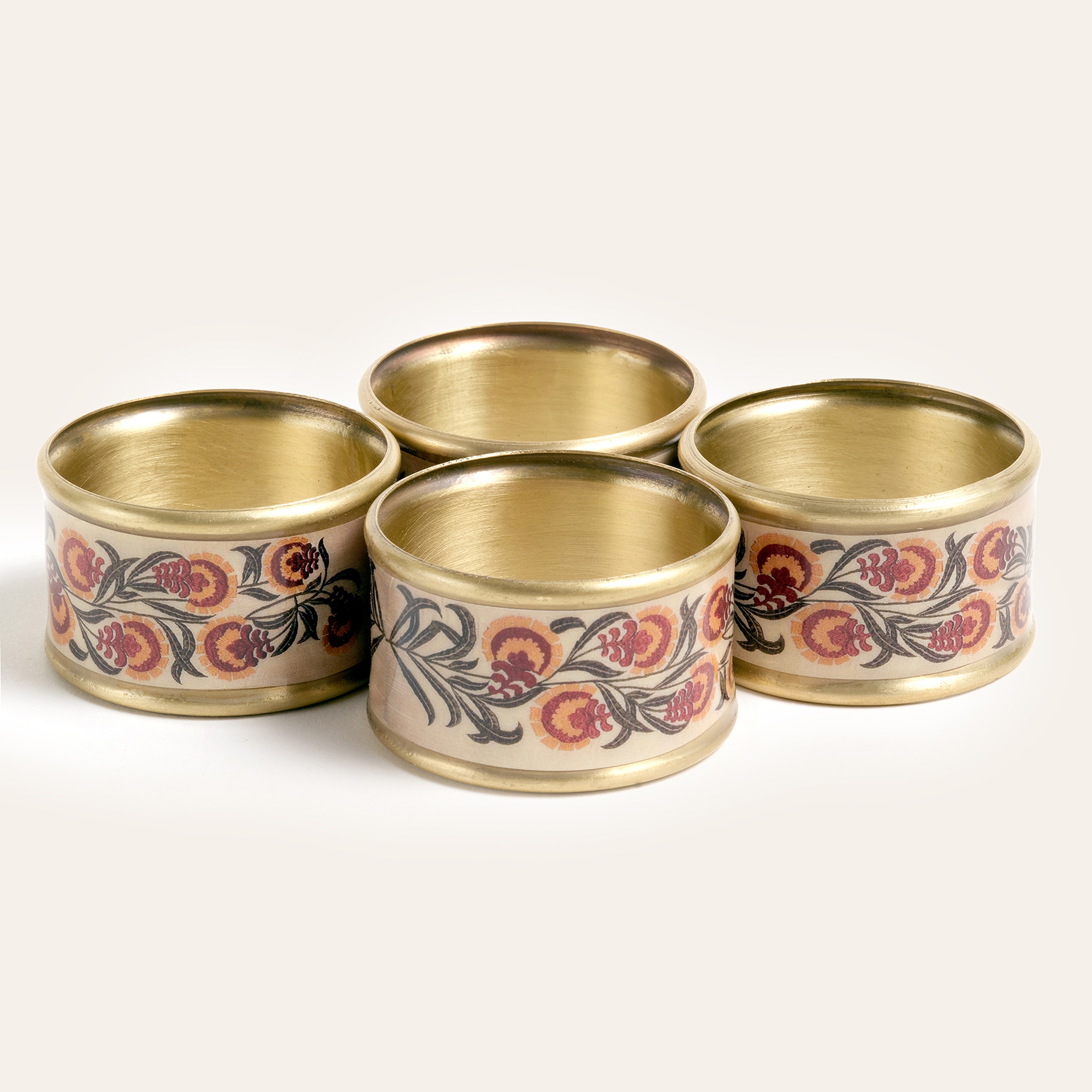 Agra Pirinç Peçete Halkası 5 Cm Sarı
