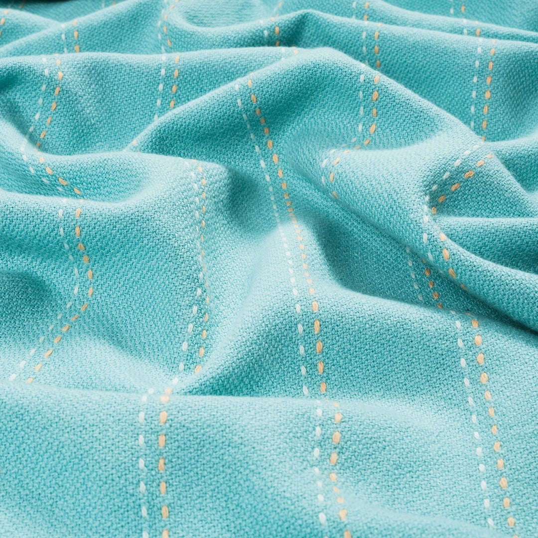 Baklan İplik Boyalı Pamuk %100 Pamuk Peştamal 90x170 Cm Yeşil