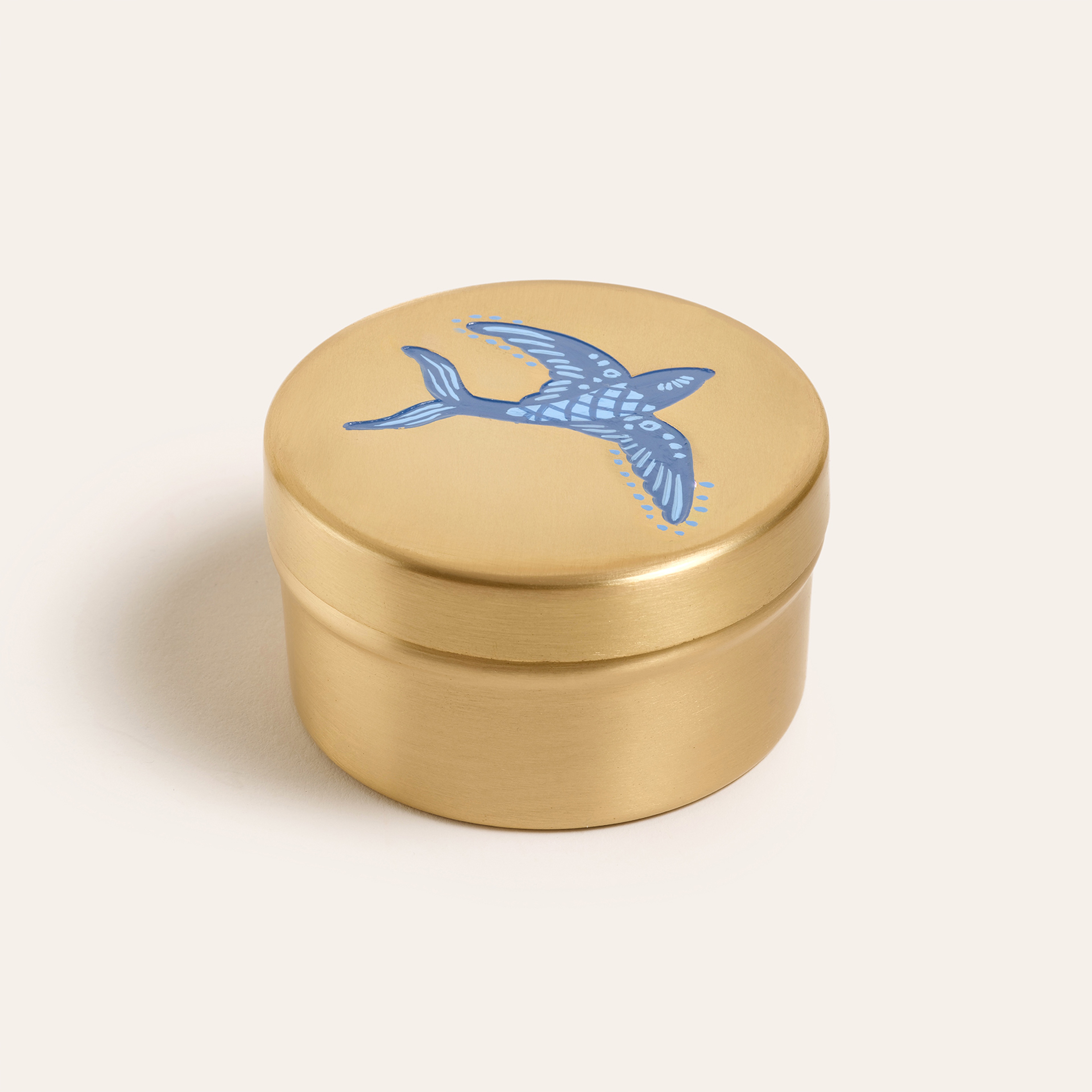 Lotus Pirinç Dekoratif Obje 7x7x4 Cm Altın