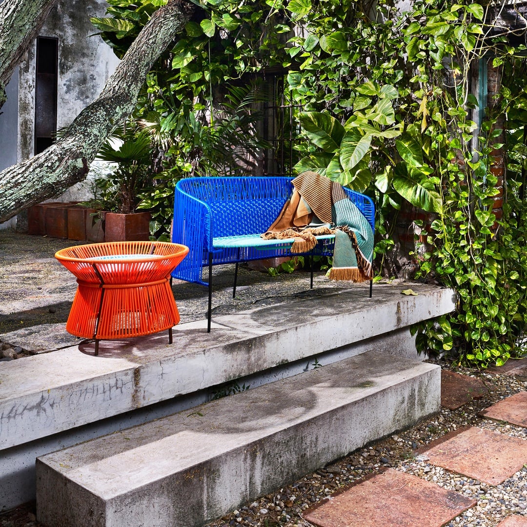 Ames & Zsa Zsa Zsu - Bench 112x70x72 Cm Mavi