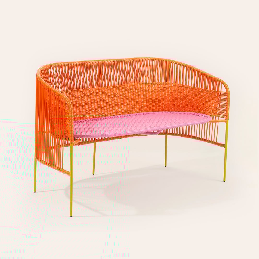 Ames & Zsa Zsa Zsu - Bench 112x70x72 Cm Turuncu